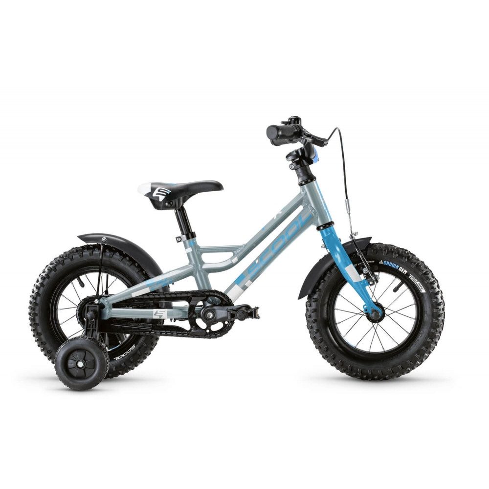 S’COOL Jugendfahrrad S'cool faXe alloy 12 - Farbe: Grey/Ocean - Farbe: Grey/Ocean