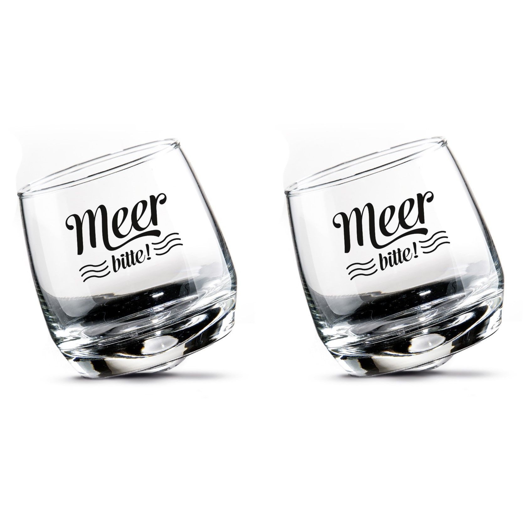 GILDE Schnapsglas Maritim, Glas, Farbe: Transparent, Motiv: Meer