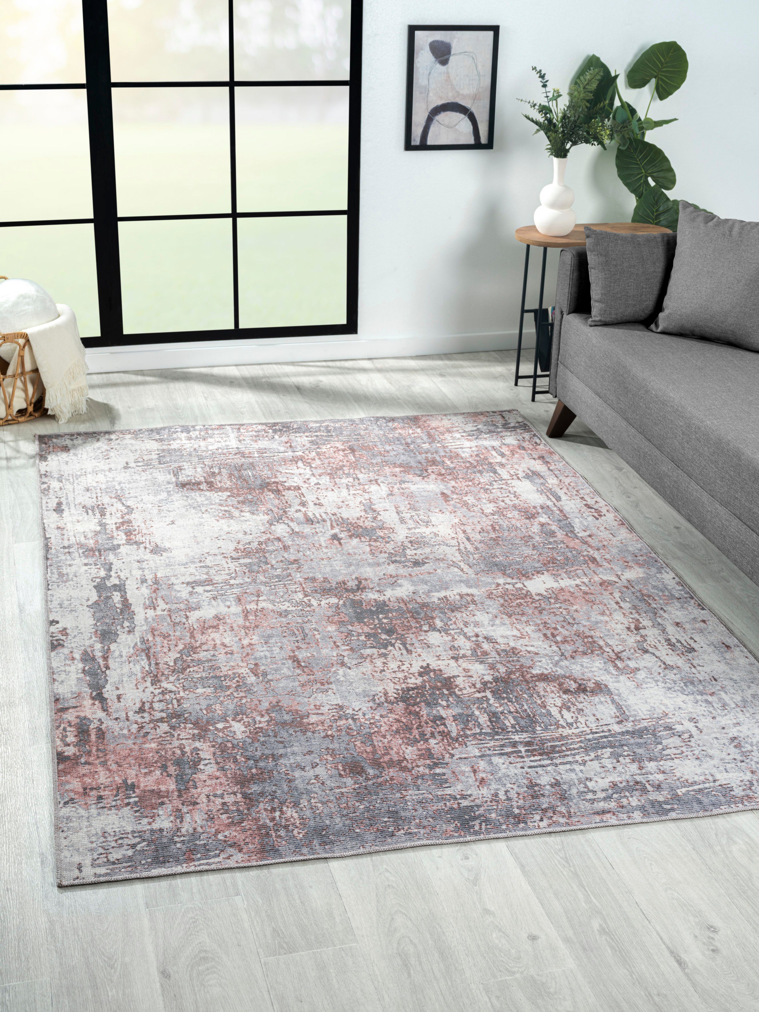 Myflair Möbel & Accessoires Teppich Avery, rechteckig, Höhe: 10 mm, Kurzflor, modernes Design, waschbar, In- und Outdoor geeignet