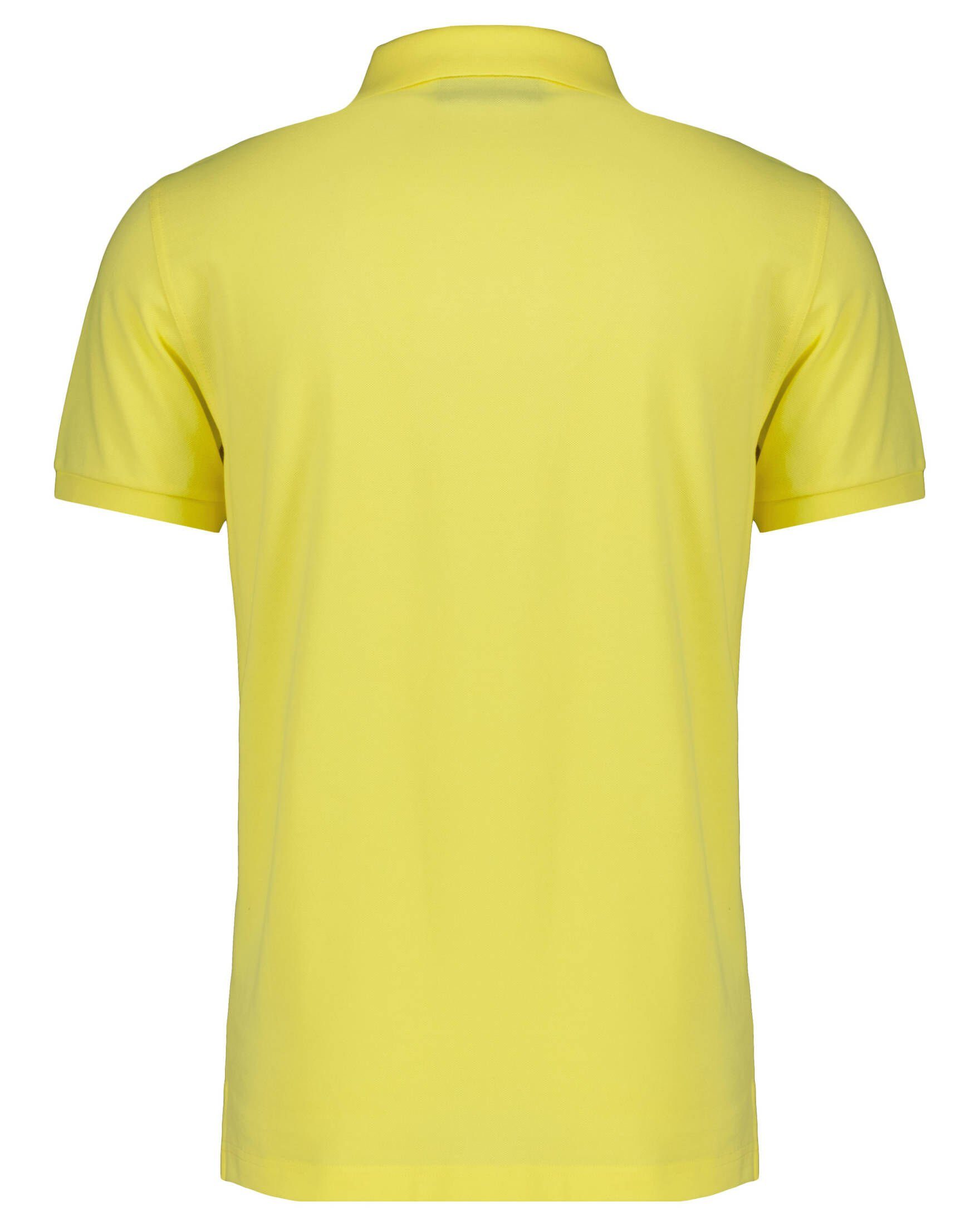 Poloshirt gelb Gant Poloshirt PIQUE Herren (510) Regular (1-tlg) Fit