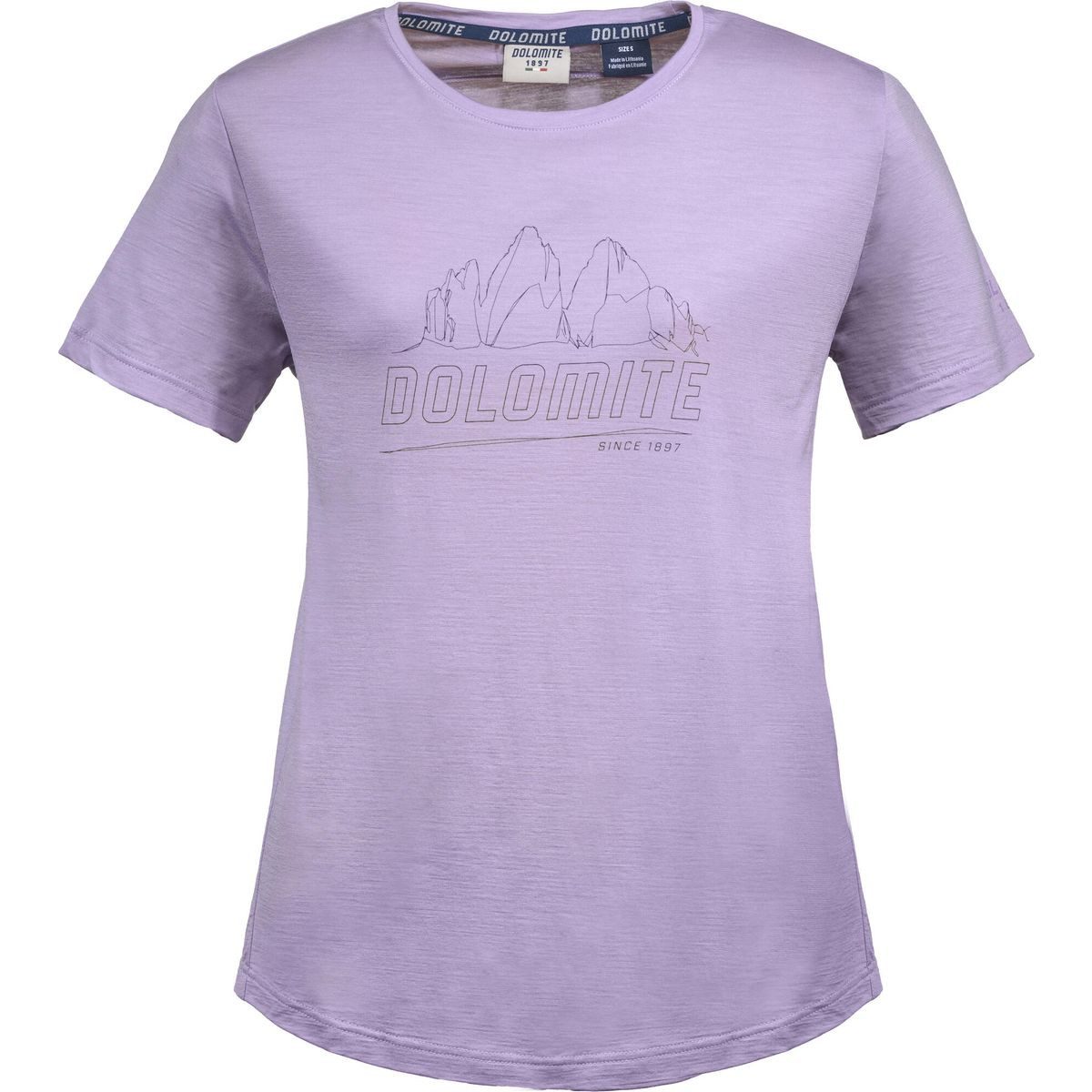 Dolomite Kurzarmshirt Tee W's Cristallo Merino SS