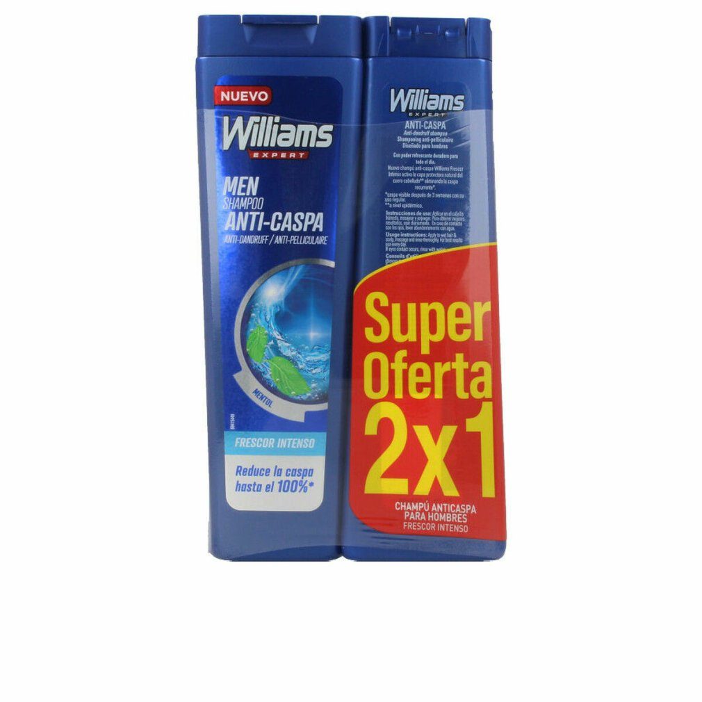 Williams Haarshampoo Williams Anti-Schuppen-Shampoo Menthol ml) intensive (2x Frische 250