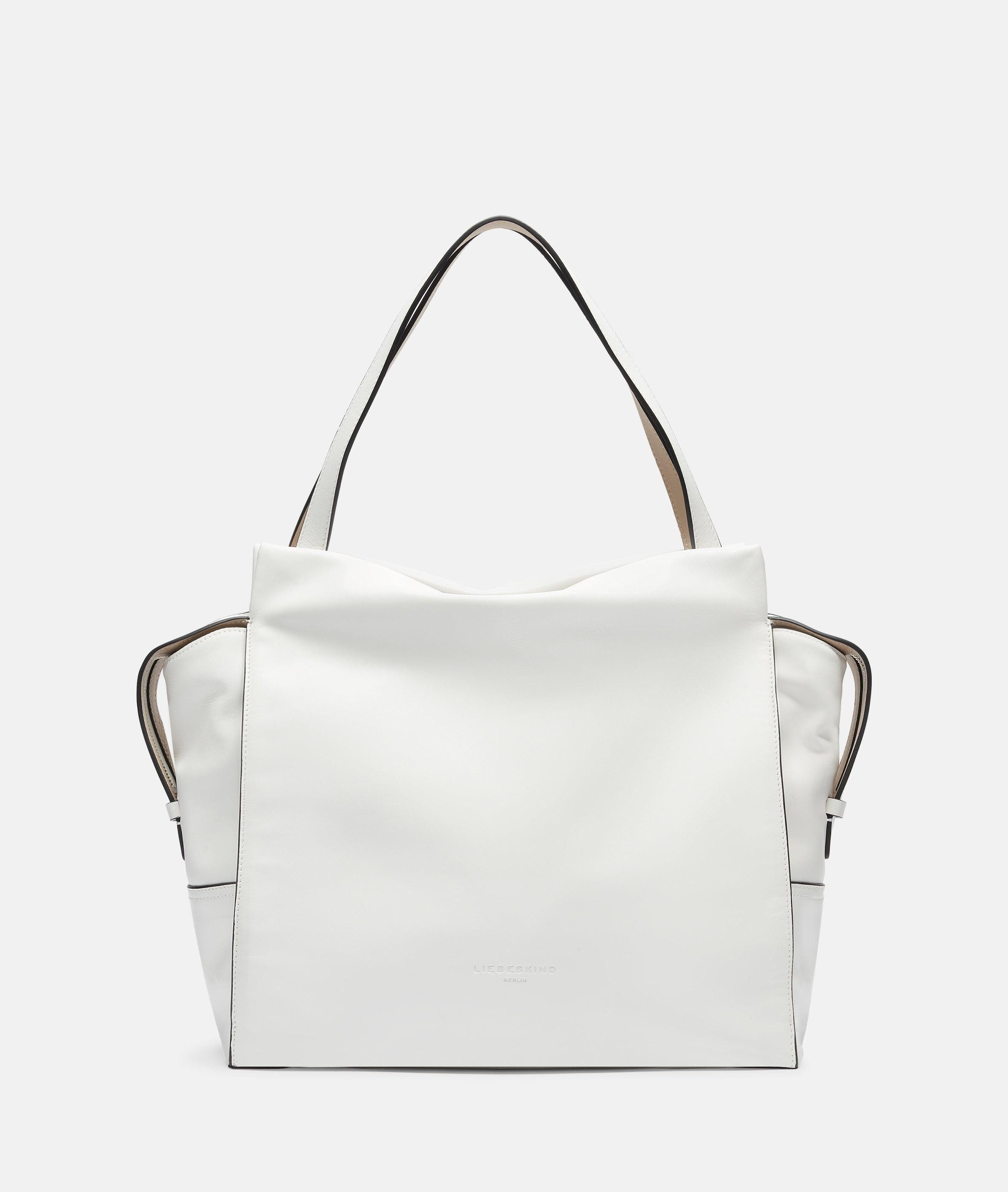 Henkeltasche Große Schultertasche aus Nappaleder