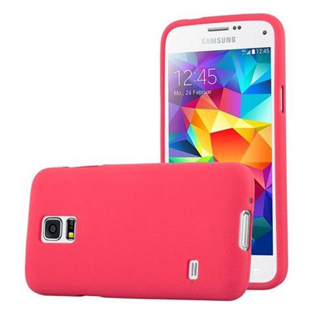 Cadorabo Handyhülle TPU Frosted Samsung Galaxy S5 MINI / S5 MINI DUOS,  Flexible TPU Silikon Handy Schutzhülle - Hülle - ultra slim