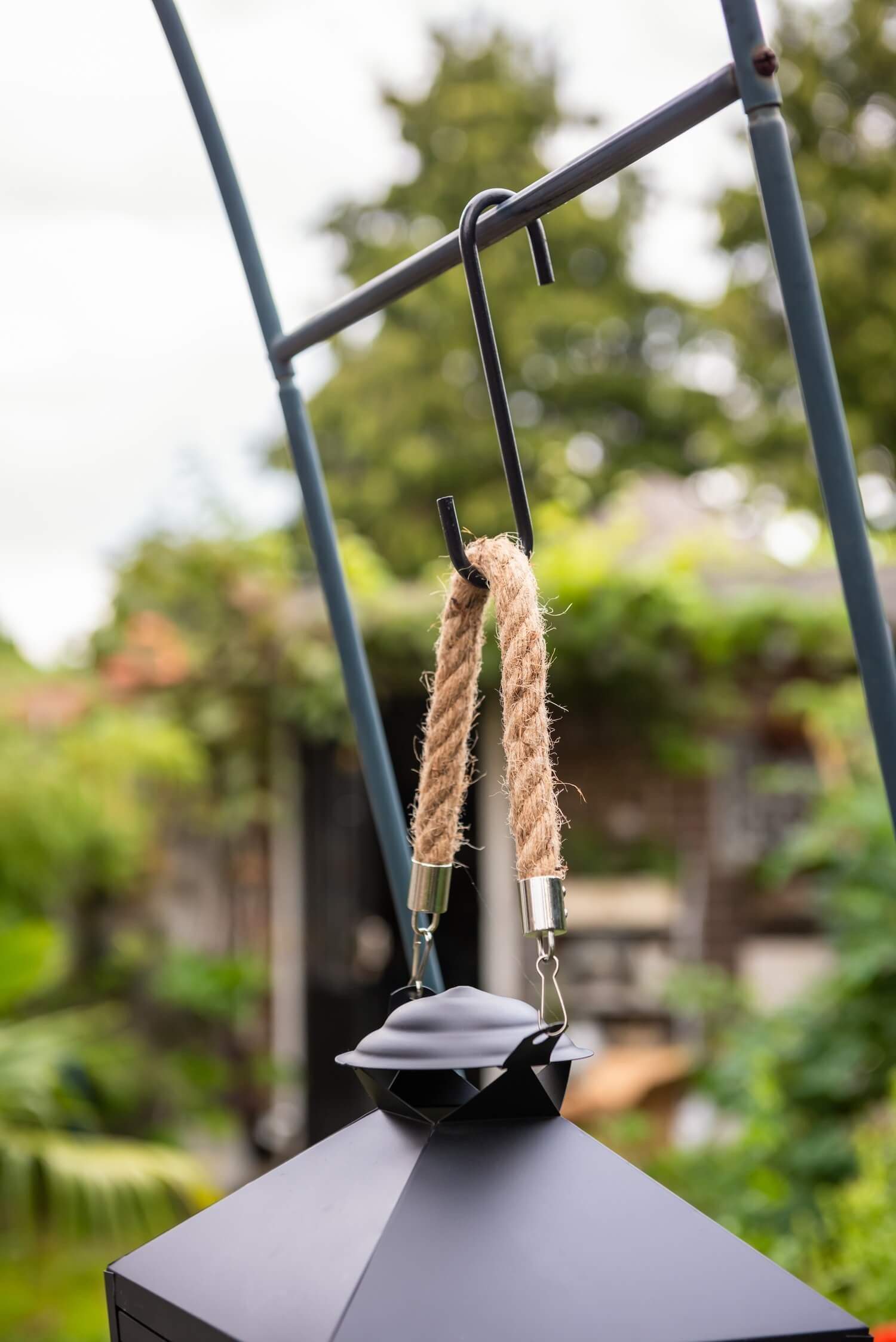 Dekowunder Wandhaken Kleiner S-Haken aus Eisen 15 cm – stabiler Halter in schwarz, (1 x S Haken klein) – Bild 4 von 5