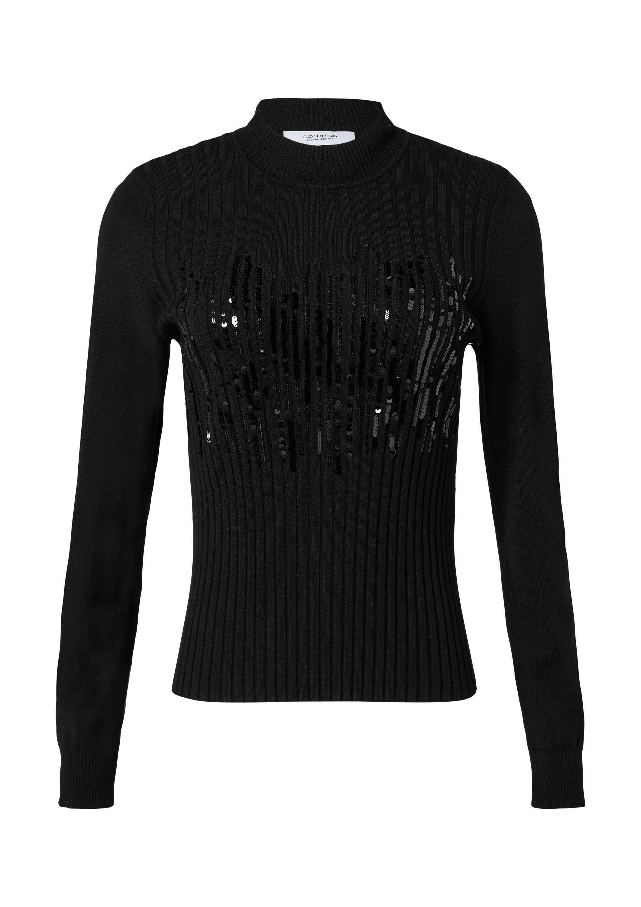 comma Longpullover Strickpullover (1-tlg) günstig online kaufen