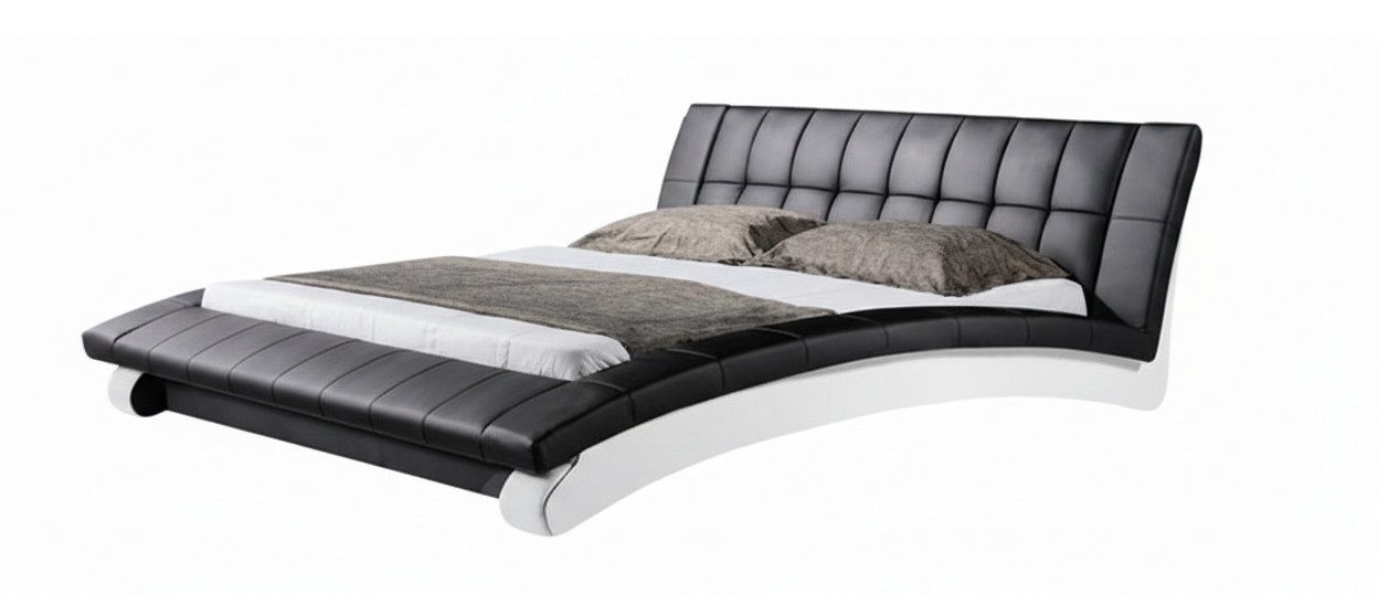 JVmoebel Polsterbett Doppelbett Weiches Kopfteil Hochwertige Matratze Großes Bett Neu