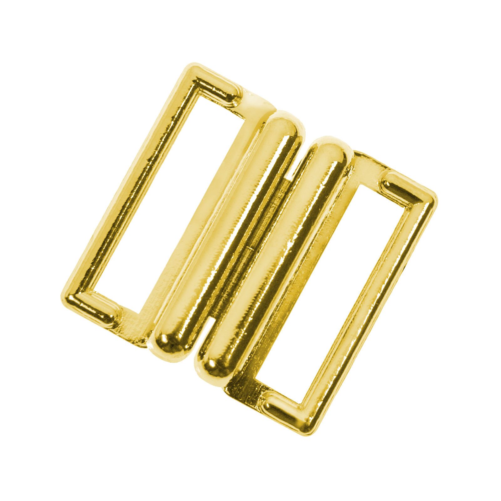 maDDma BH-Träger-Clips 2 Bikini-Verschlüsse Bikini BH Verschluss, Metall, gold