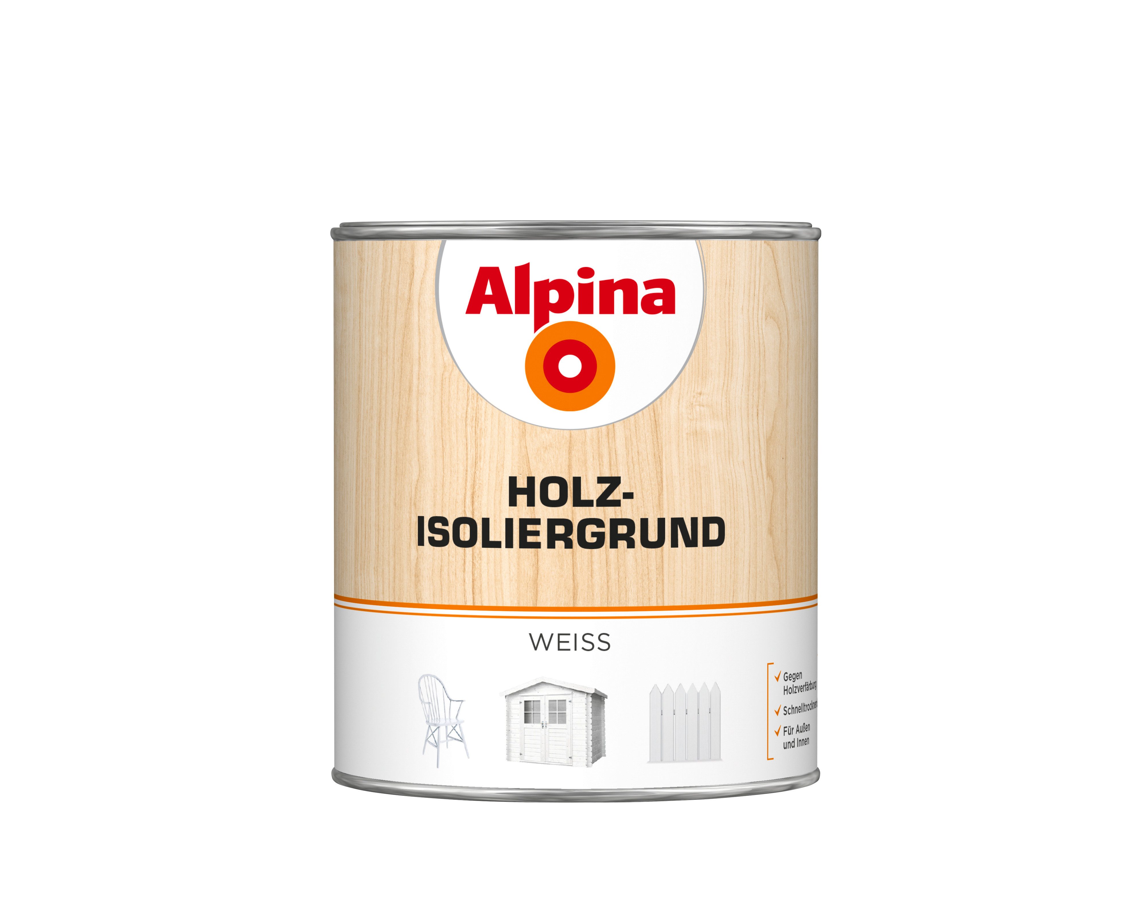 Alpina Grundierfarbe Holz-Isoliergrund weiß