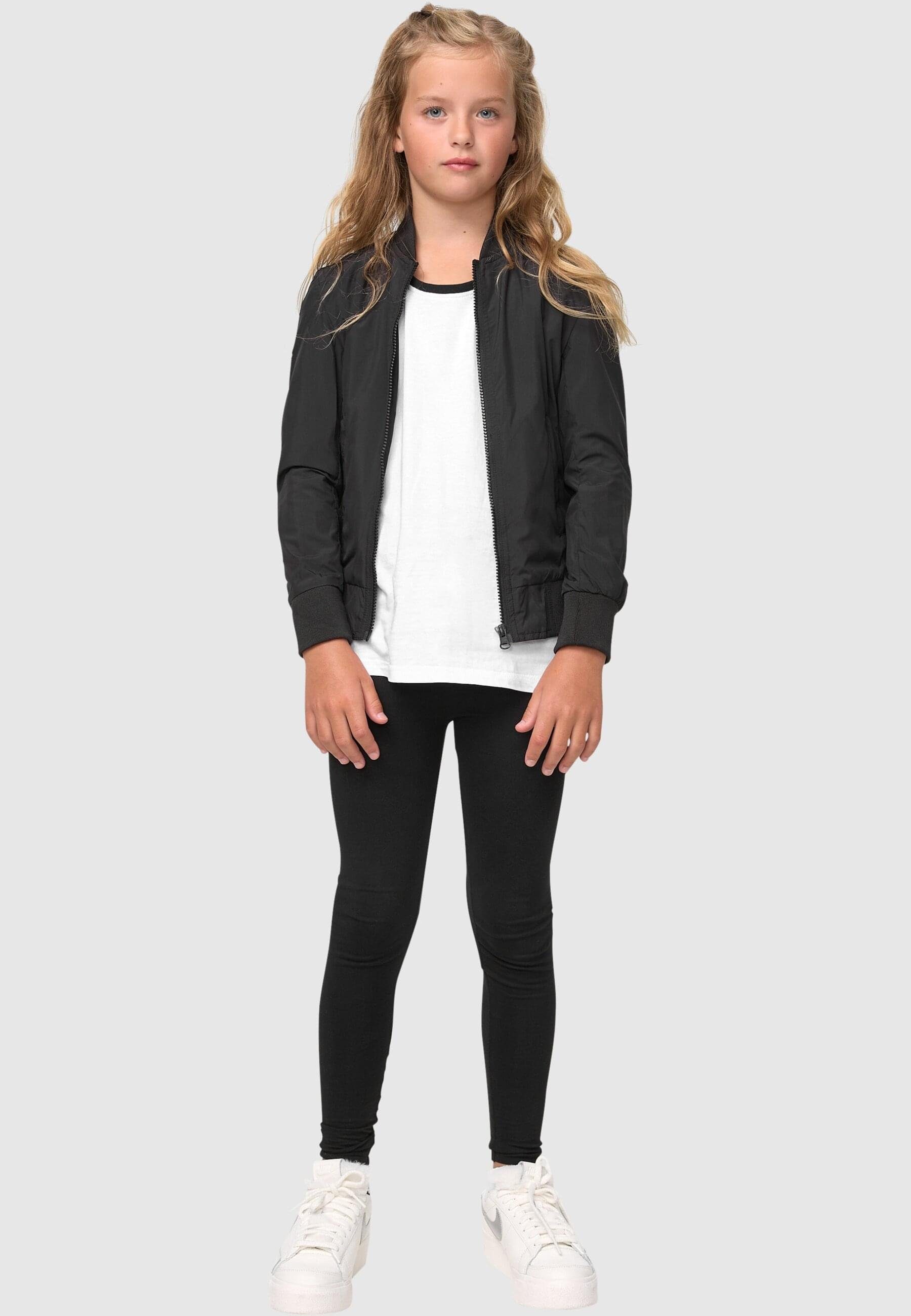 URBAN CLASSICS Sommerjacke Damen Girls Jacket black Bomber Light (1-St)