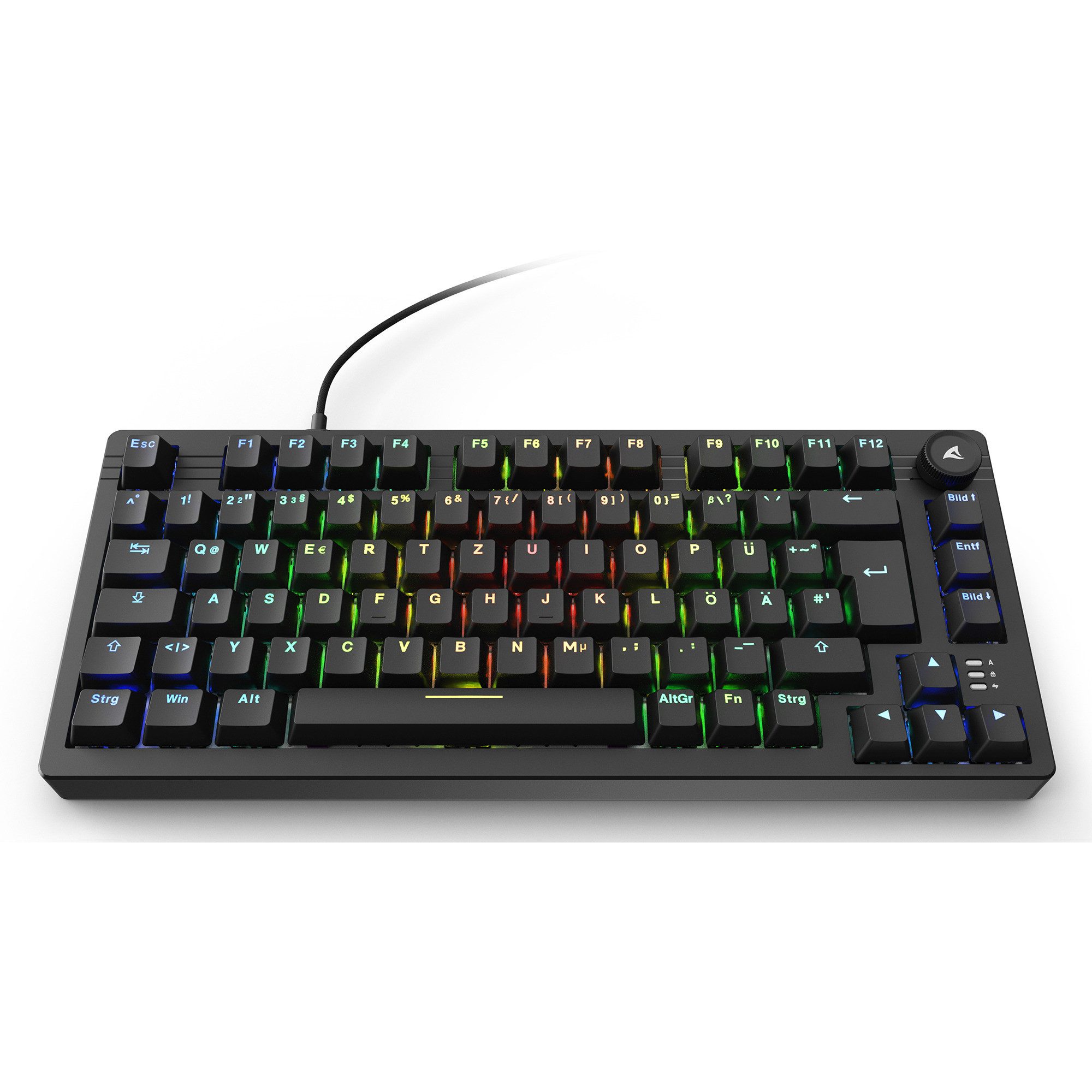 Sharkoon Gaming Tastatur Skiller SGK25 schwarz DE – Bild 3 von 5