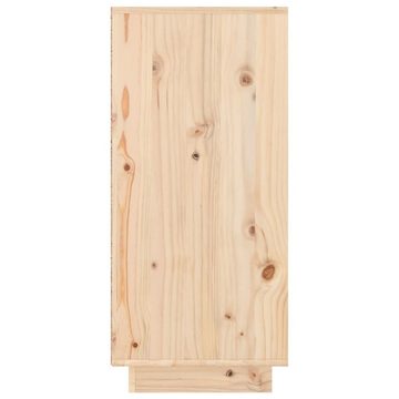 vidaXL Sideboard Sideboard 110x34x75 cm Massivholz Kiefer (1 St)