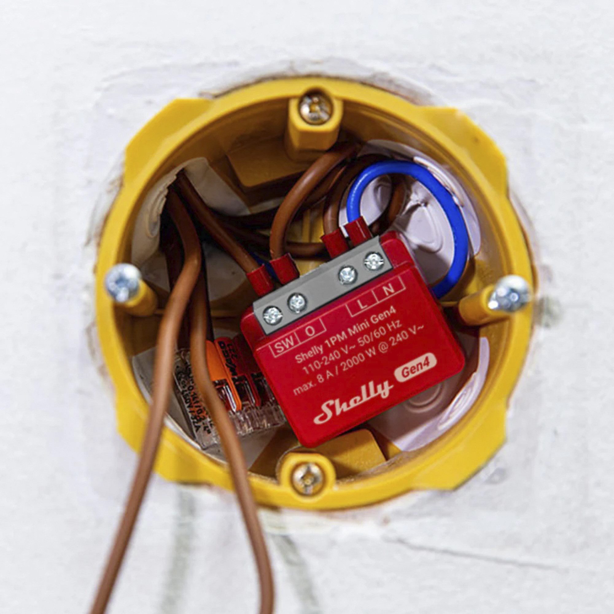 Shelly Shelly 1PM Mini Gen4, Relais Smart-Home-Zubehör