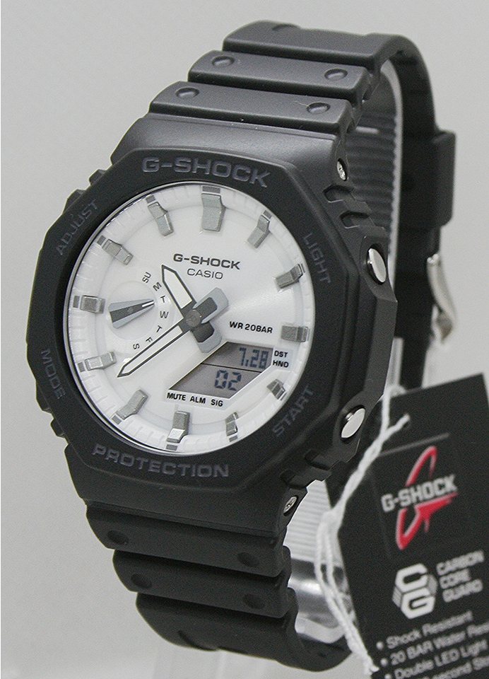 CASIO G-SHOCK Quarzuhr Casio Herrenuhr G Shock GA-2100WD-1AER, (1-tlg)