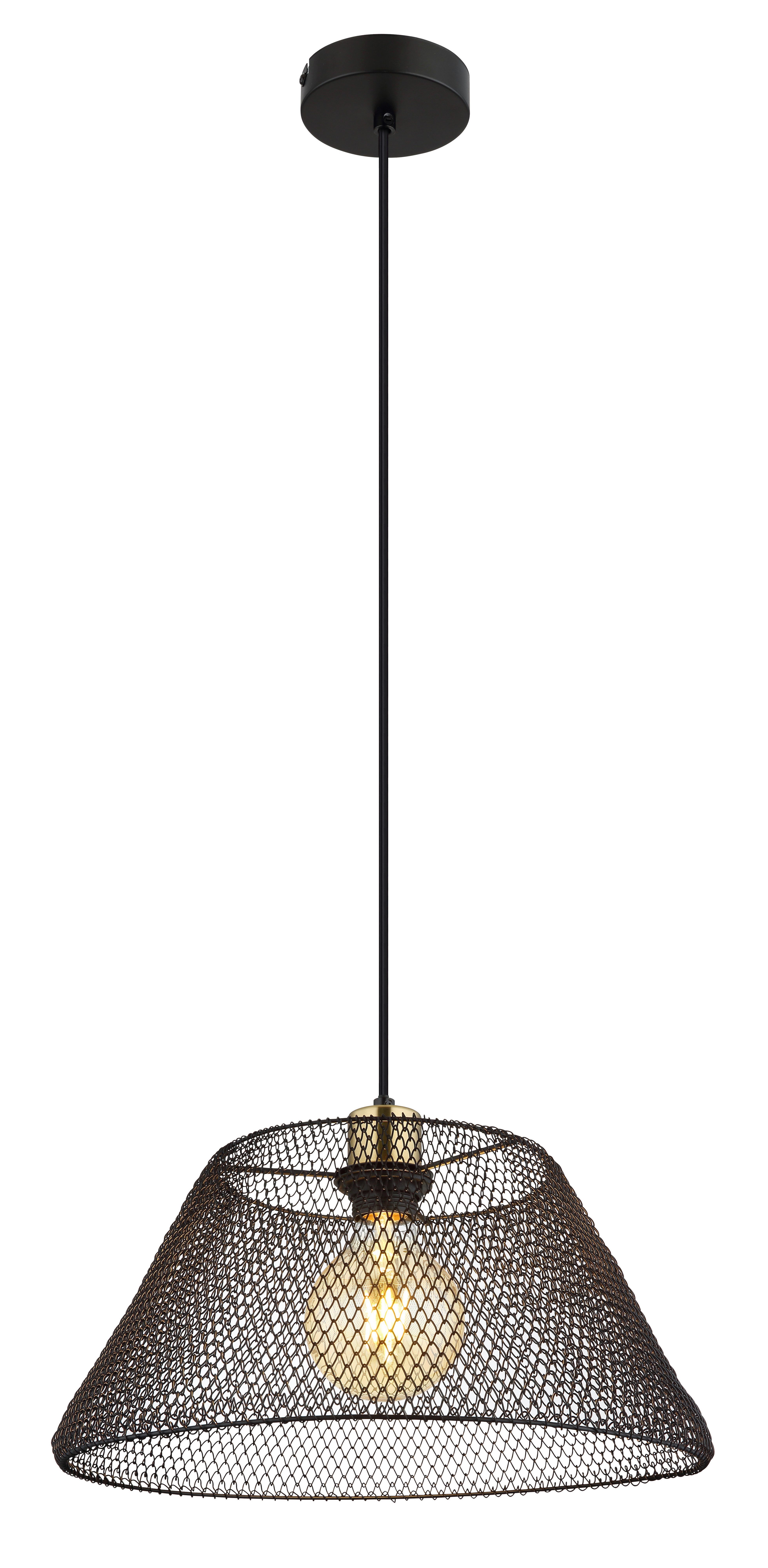 GLOBO LIGHTING Hängeleuchte BAKU, ohne Leuchtmittel, Hängelampe/Pendelleuchte/Esszimmer/Wohnzimmer/Esstisch