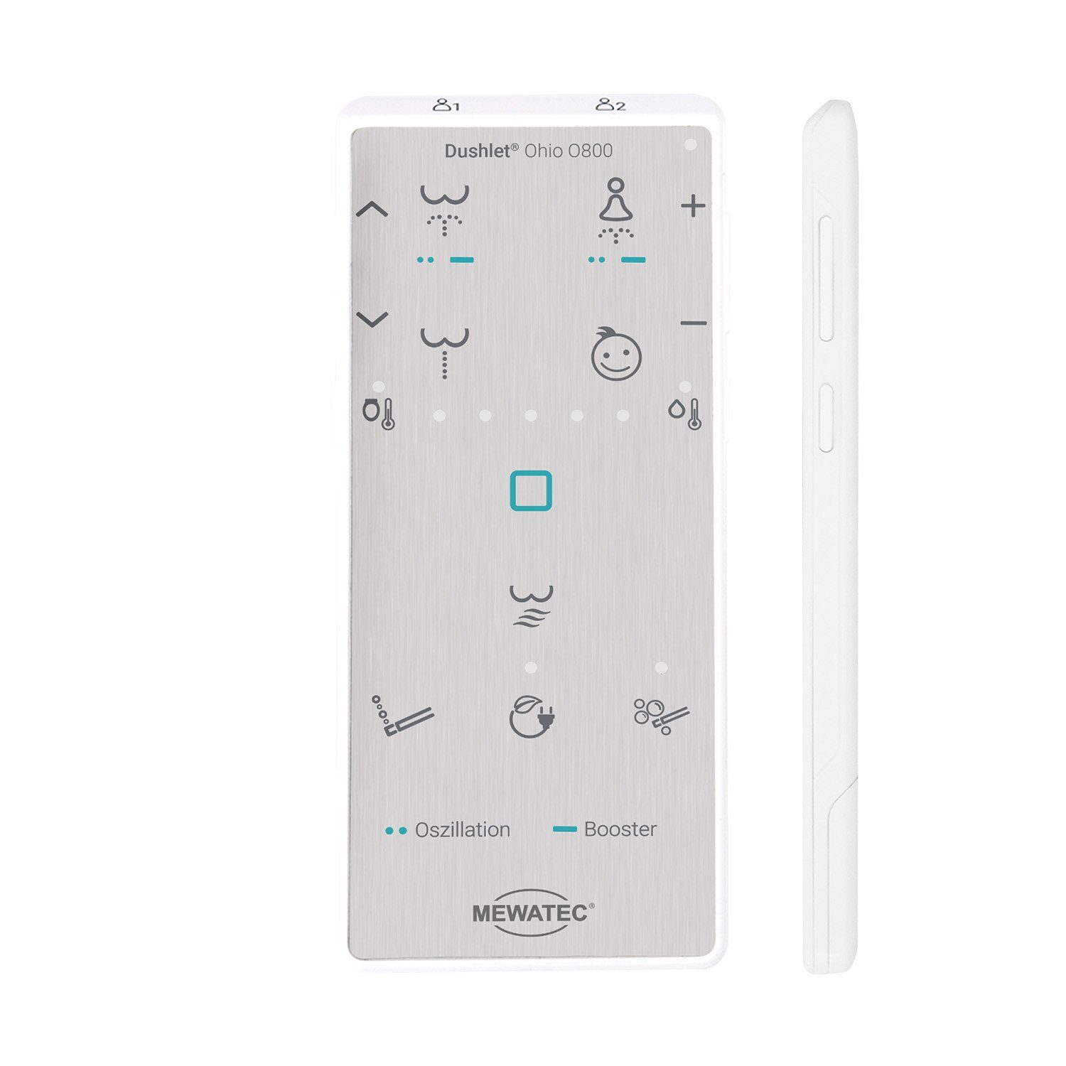 MEWATEC Dusch-WC-Sitz Ohio O800 in U-Form mit Fernbedienung Typ 2 günstig online kaufen