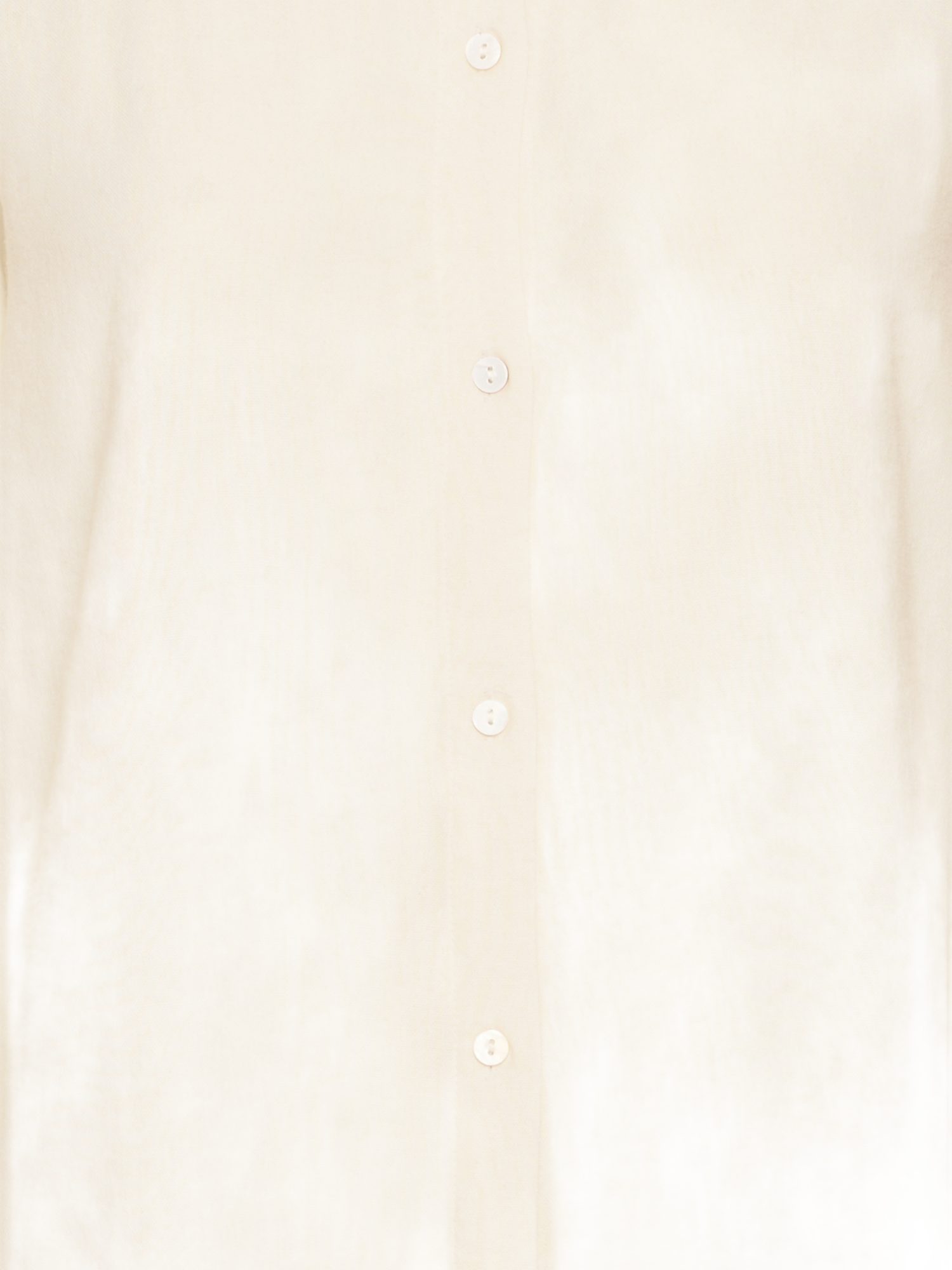 ICHI Langarmbluse natur,Casual,Leinen,Unifarben,Kent,Lang,Loose Fit