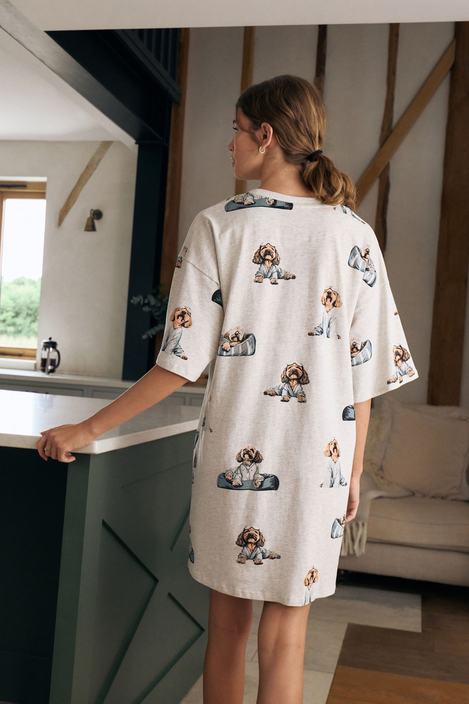 Next Nachthemd Nachthemd aus Baumwolle (1-tlg) günstig online kaufen