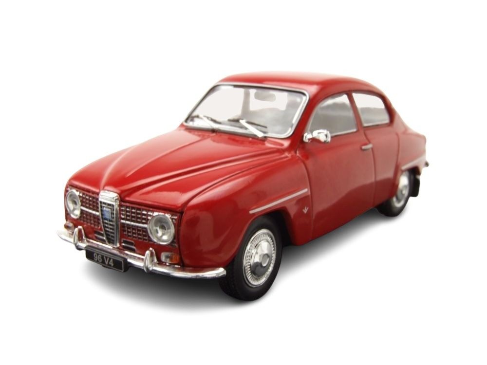 ixo Models Modellauto Saab 96 V4 1965 rot, Maßstab 1:43