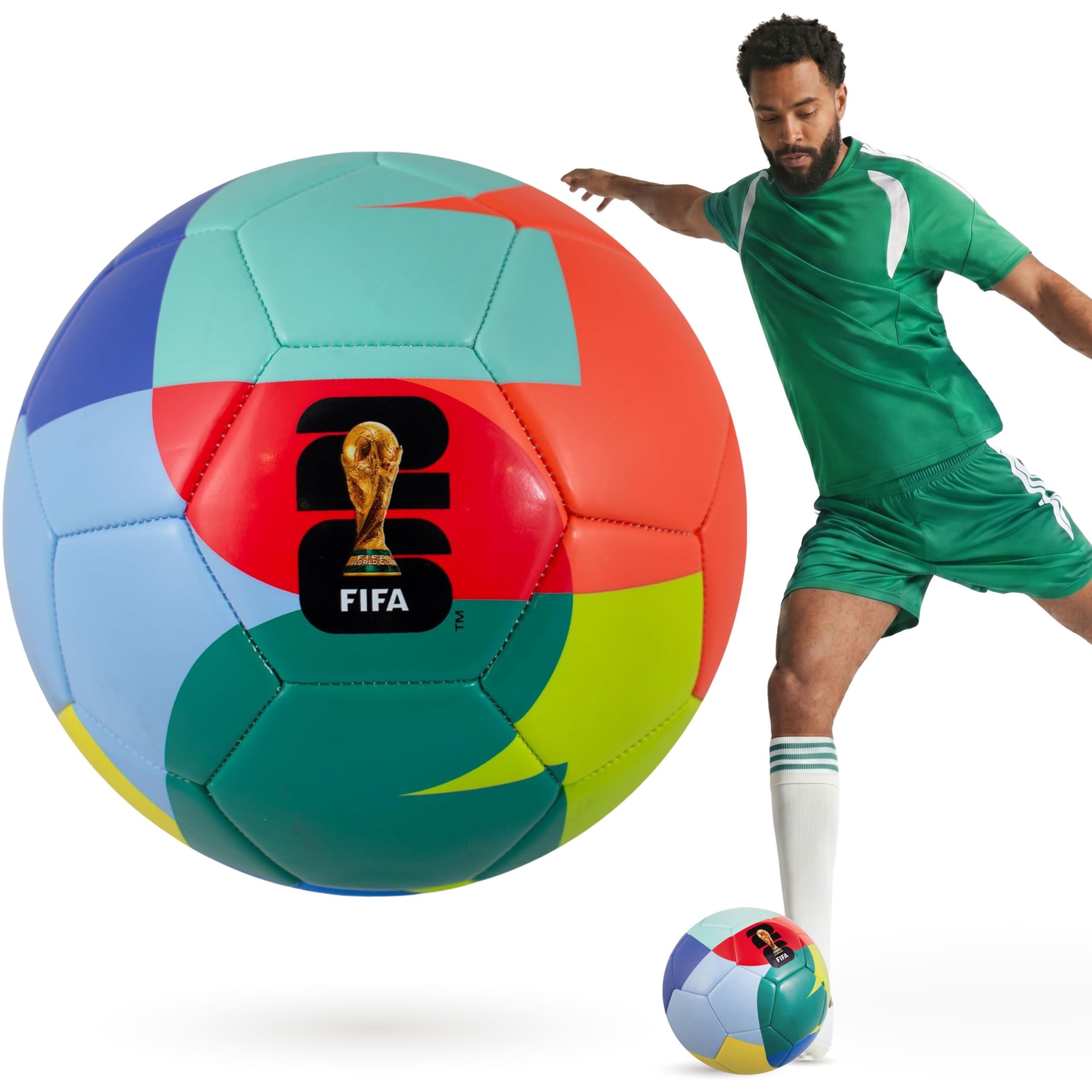 FIFA Fußball FIFA World Cup 2026 Trainingsball, Größe 5, offiziell lizenziert