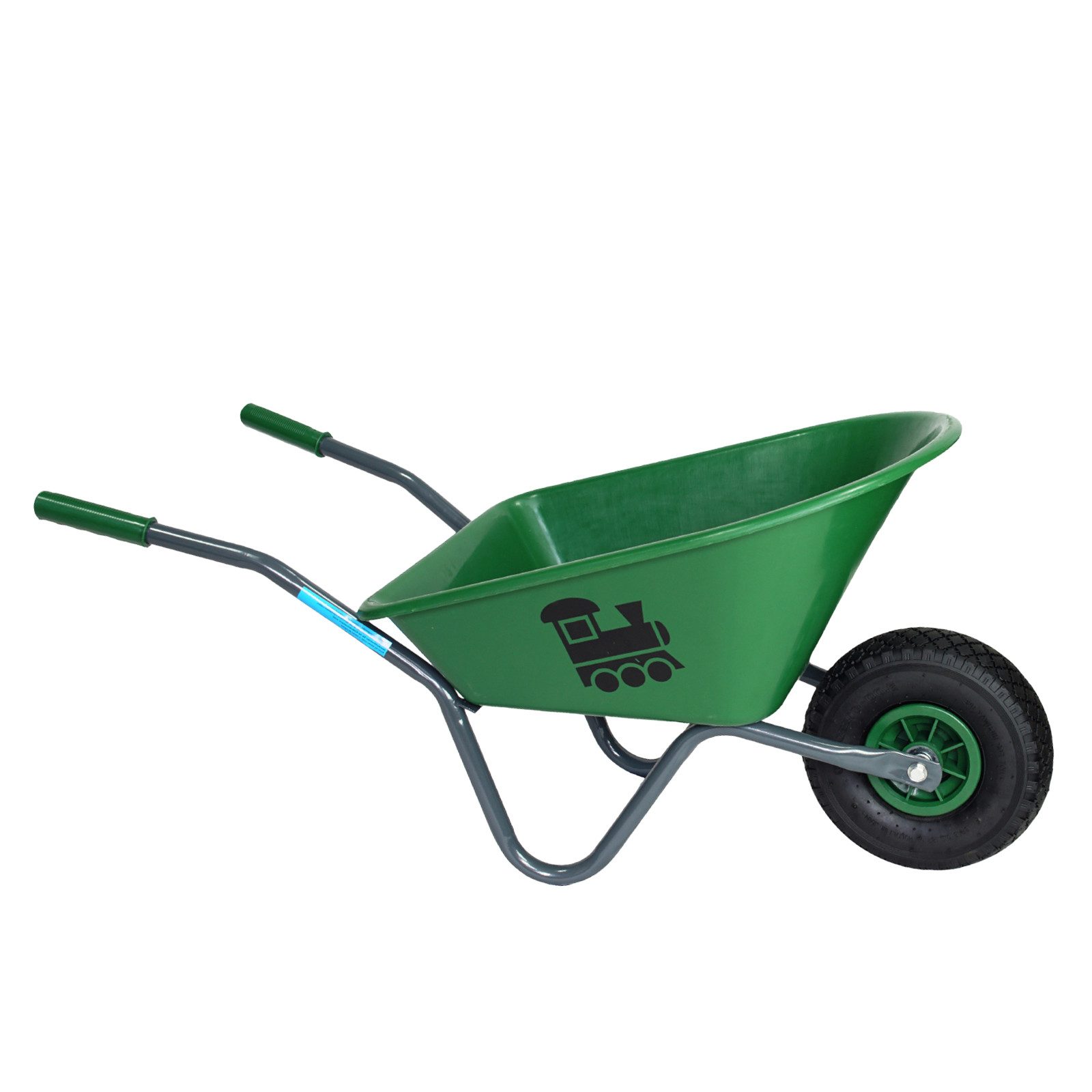 TRUTZHOLM Schubkarre Kinderschubkarre Lokomotive Schiebkarre Metallschubkarre Gartenkarre