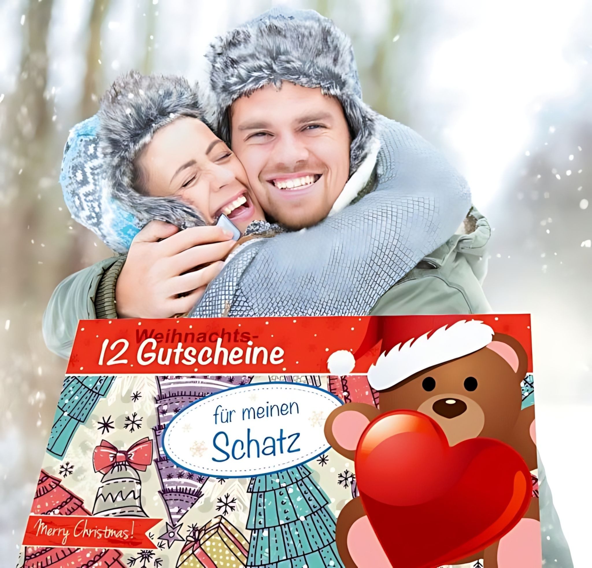 RNK Formularblock RNK Gutscheinheft Idee & Stil "12 Weihnachtsgutscheine für meinen