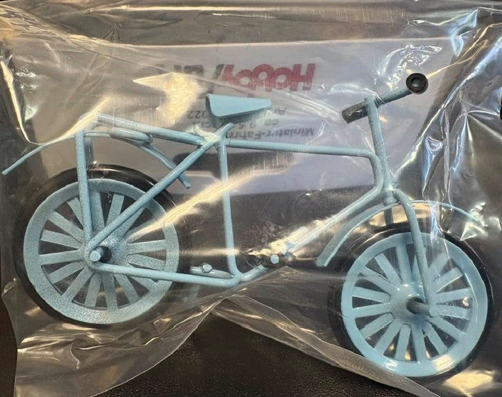 HobbyFun Dekofigur Miniatur, Fahrrad, Deko, ca. 9,5 x 6 cm, Hobby Fun, DIY Bastelartikel (1 St), Fahrradminiatur, Geschenke, Kollektion, Puppenhaus Möbel, Zubehör