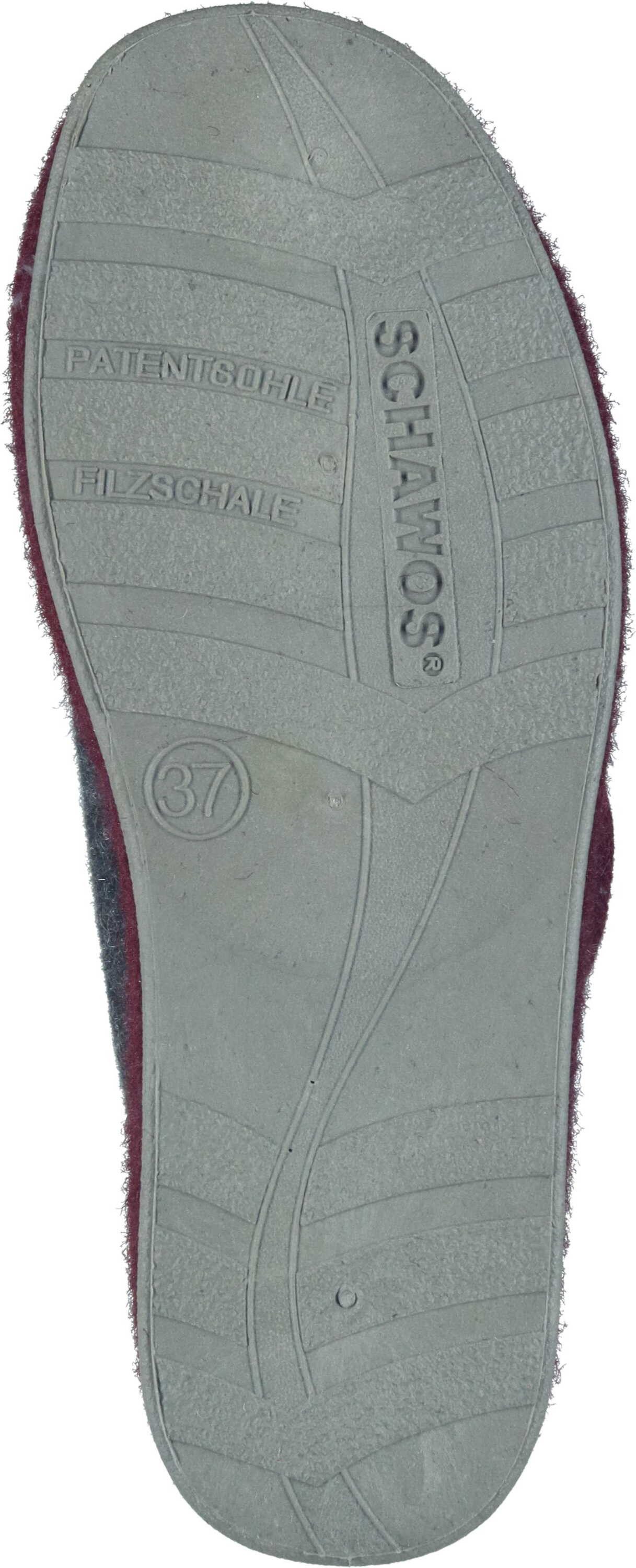 SCHAWOS Hausschuhe Hausschuh aus Filz