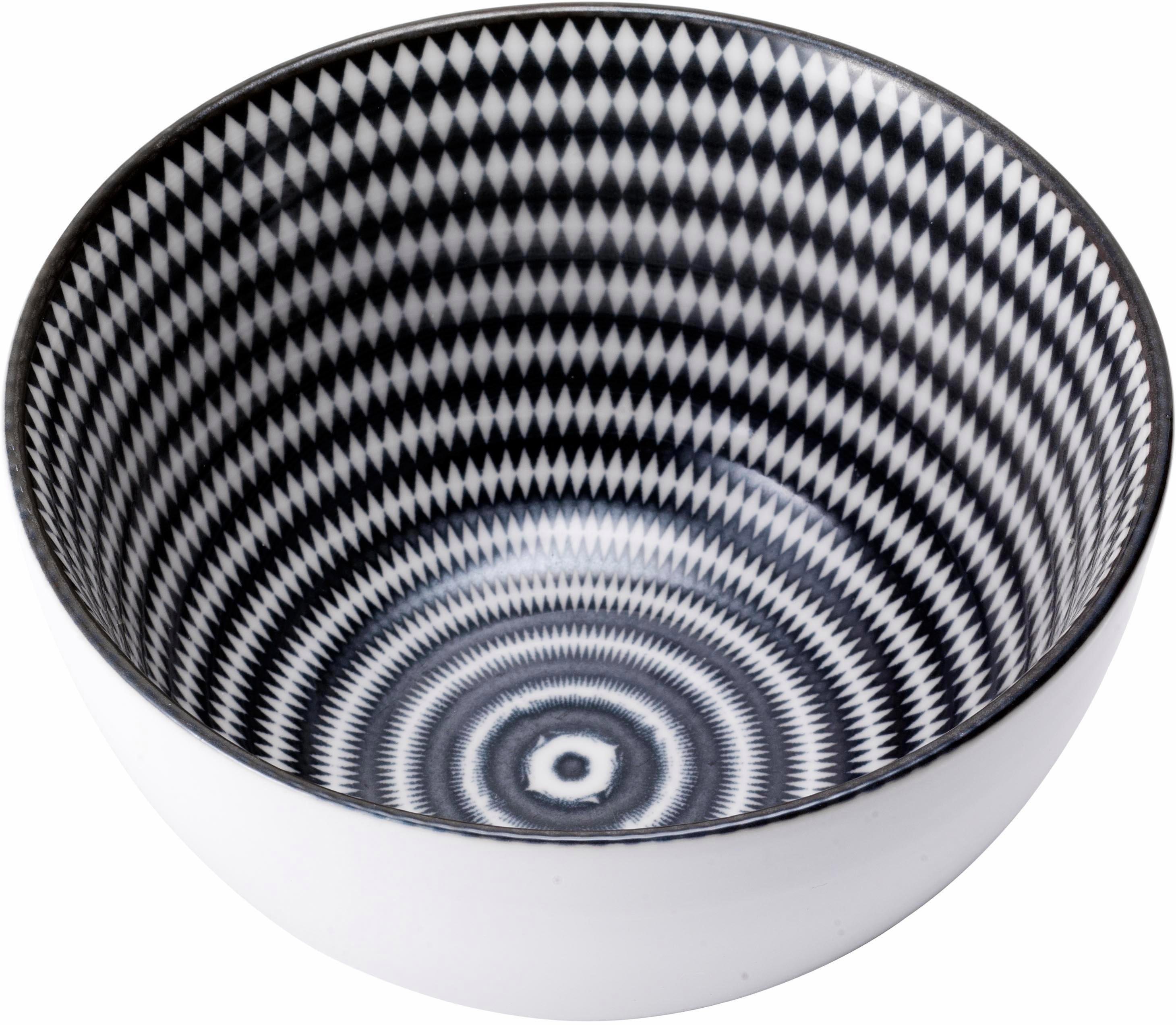 »Black Circle« Müslischale, Porzellan, (Set, 6 tlg), mikrowellengeeignet »Black Circle« Müslischale, Porzellan, (Set, 6 tlg), mikrowellengeeignet