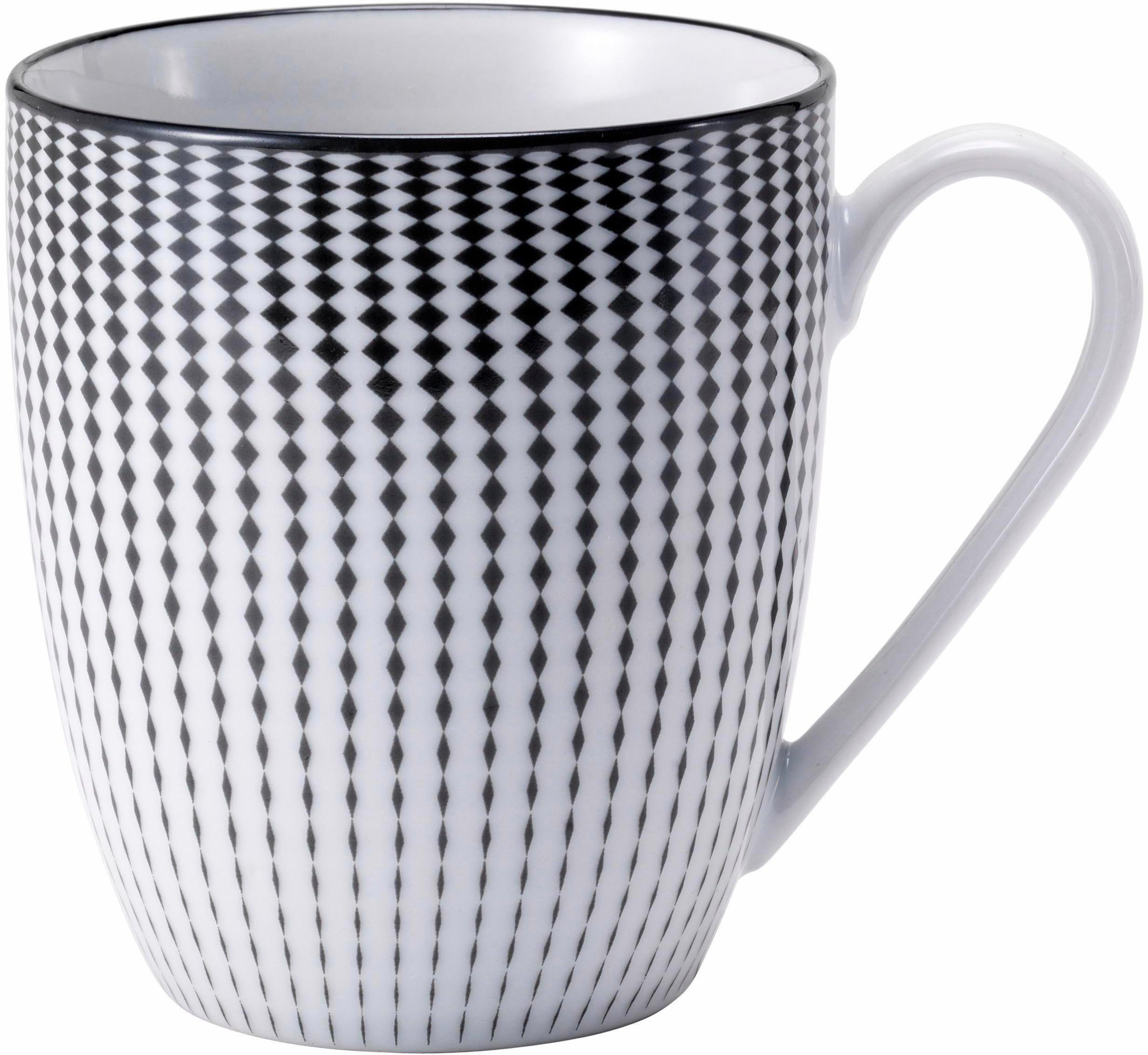van Well Becher »Black Circle« (6-tlg), 6 Kaffeebecher von ...