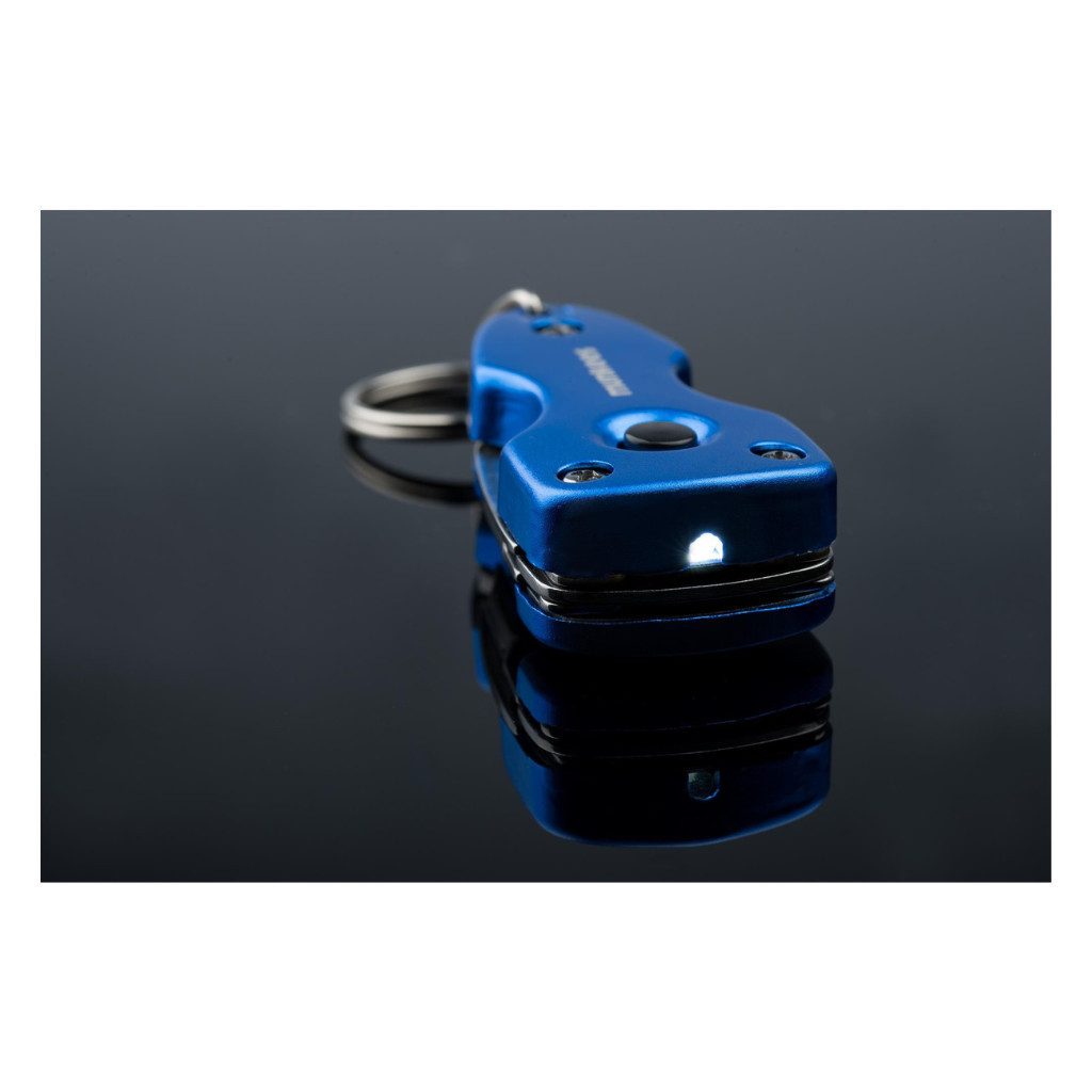 Munkees Multitool 6-in-1 Werkzeug mit LED, Flaschenöffner & Schraubendreher, Blau, (1 St)