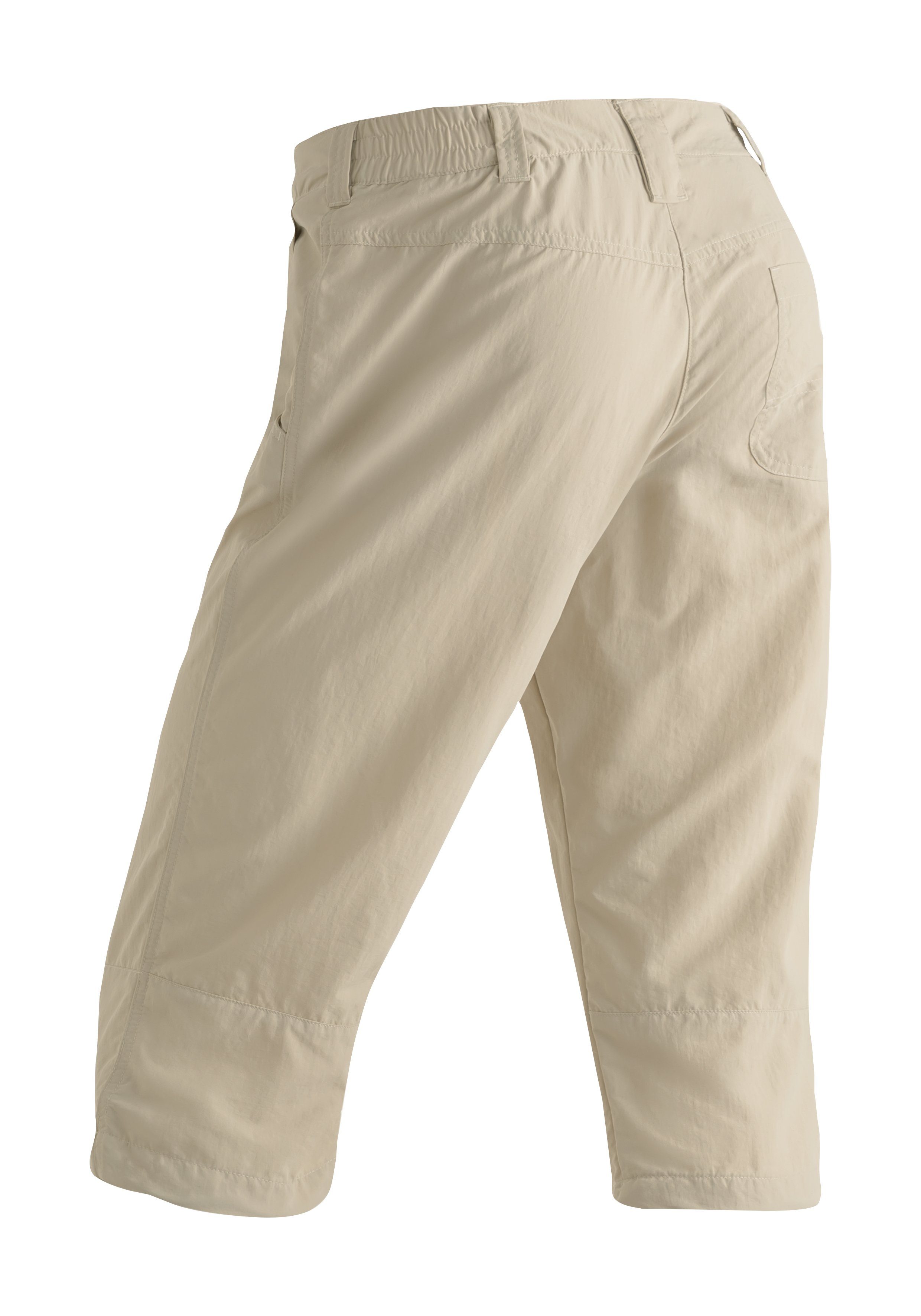 Maier Sports Caprihose Neckar kurze Hose Damen, luftige Wanderhose, leichte Outdoorhose, Reg Fit