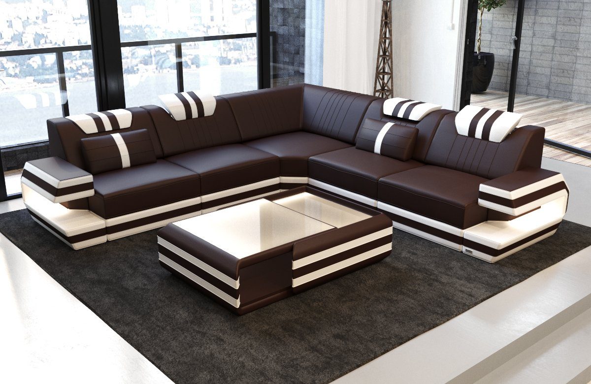 Sofa Dreams Ecksofa Ledercouch Sofa Leder günstig online kaufen