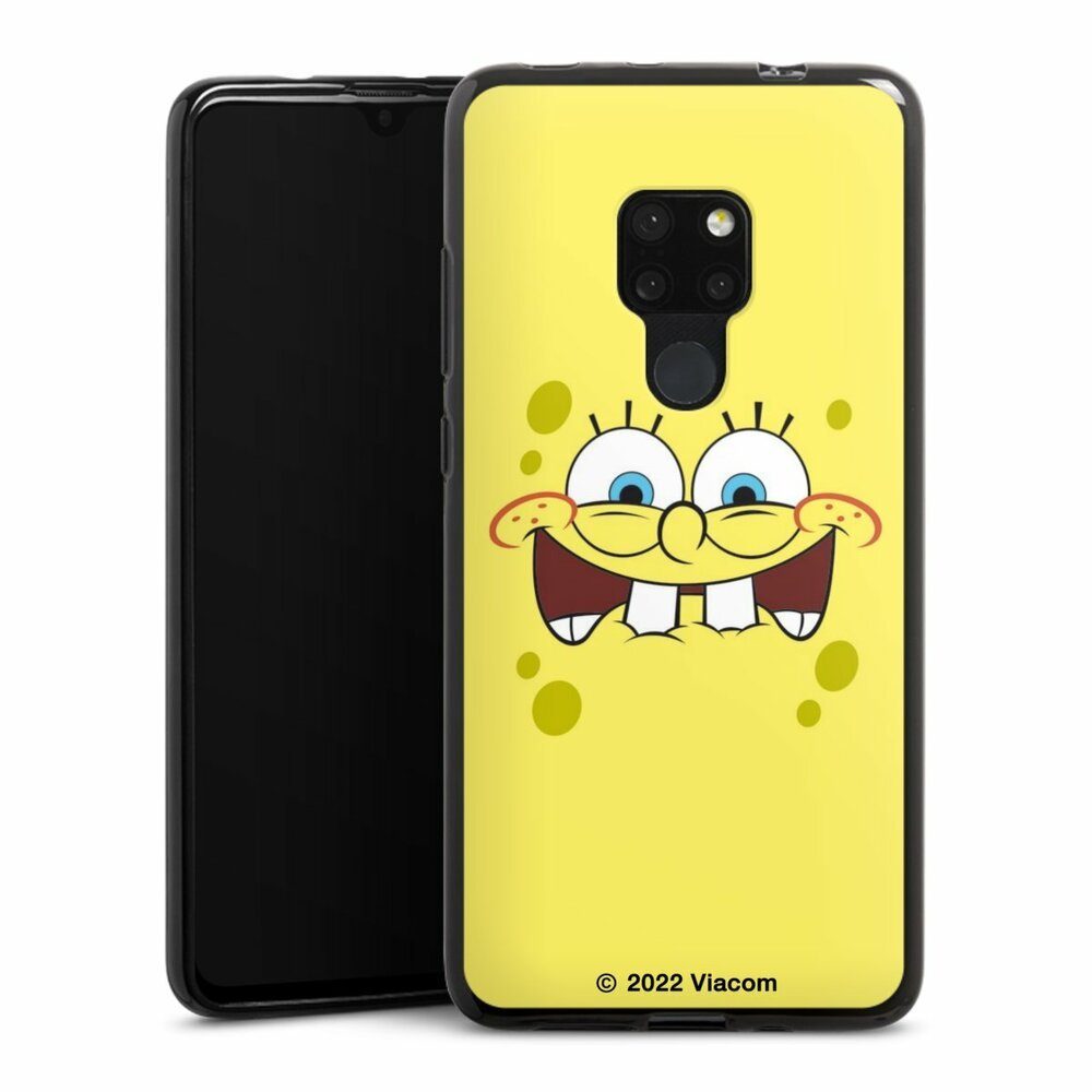 DeinDesign Handyhülle Spongebob Schwammkopf Offizielles Lizenzprodukt Kindheit, Huawei Mate 20 Silikon Hülle Bumper Case Handy Schutzhülle