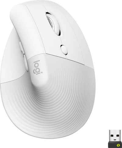 Logitech »LIFT - OFF-WHITE/PALE GREY« ergonomische Maus (Bluetooth)