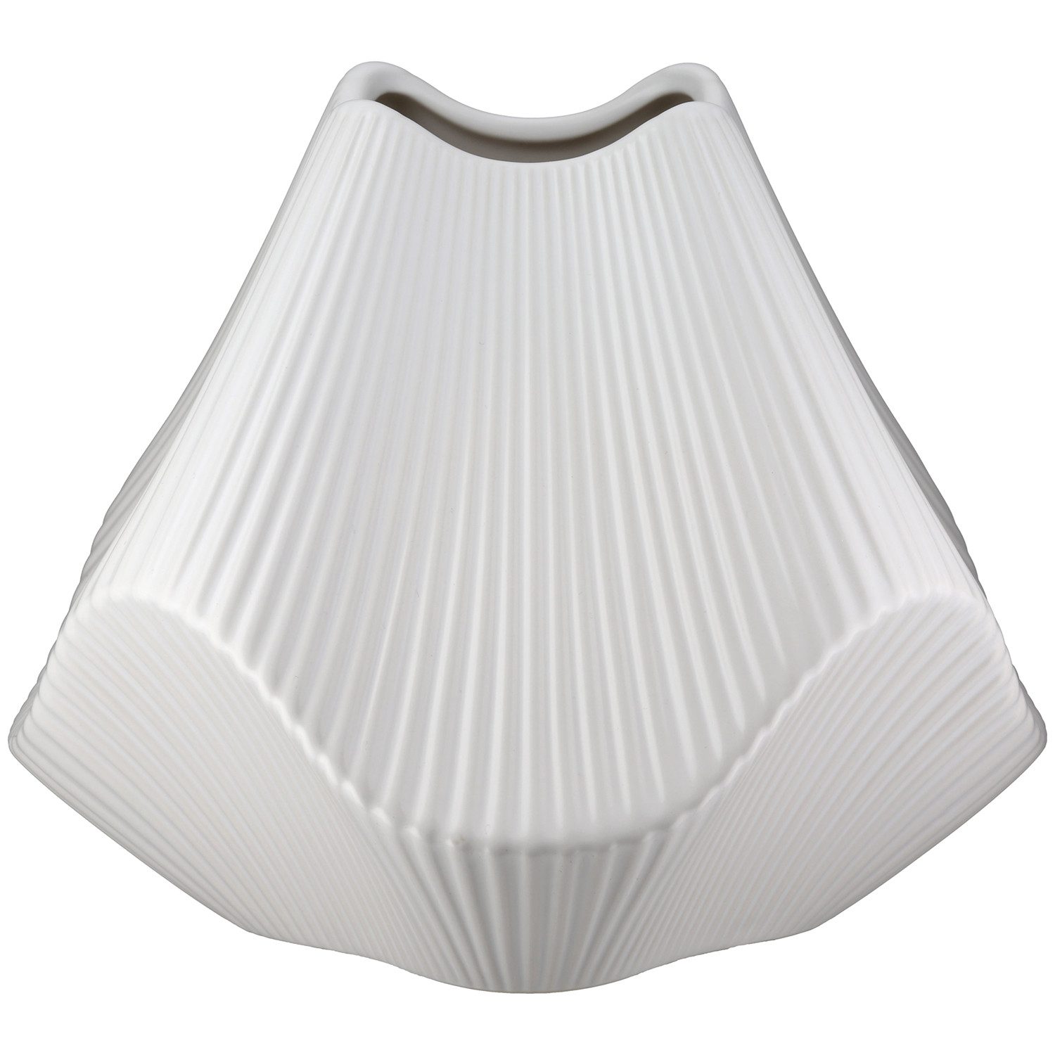 GILDE Tischvase Vase Lamellen H. 18,5 cm (1 St)