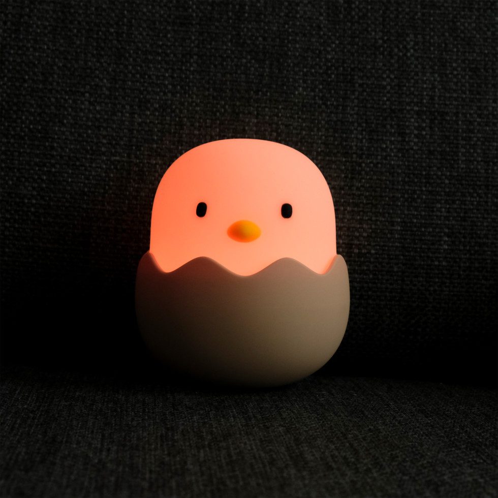 MegaLight Nachtlicht MegaLight LED Eggy Egg Nachtlicht mit Akku, Inkl. Leuchtmittel, Dimmbar ohne Bewegungsmelder
