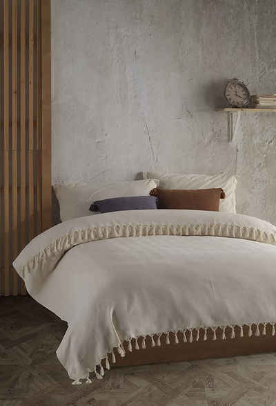 Tagesdecke BOHORIA® Premium Tagesdecke XXL Tulum, 100% Baumwolle, 200 x 230 cm, BOHORIA, Kann für Bett, Sofa, Stuhl, Outdoor und Indoor genutzt werden.