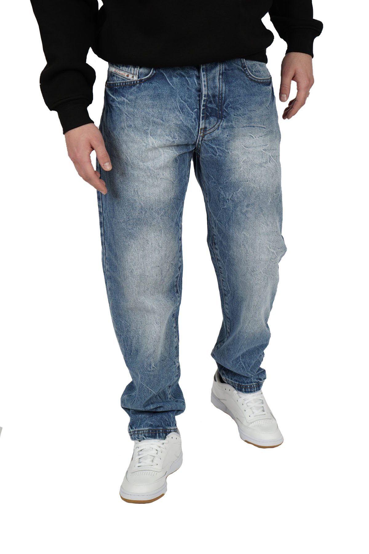 PICALDI Jeans 5-Pocket-Jeans Zicco 472, klassischer Leder-Brandlogo-Patch  mit aufgesetztem Metal-Batch am Bund