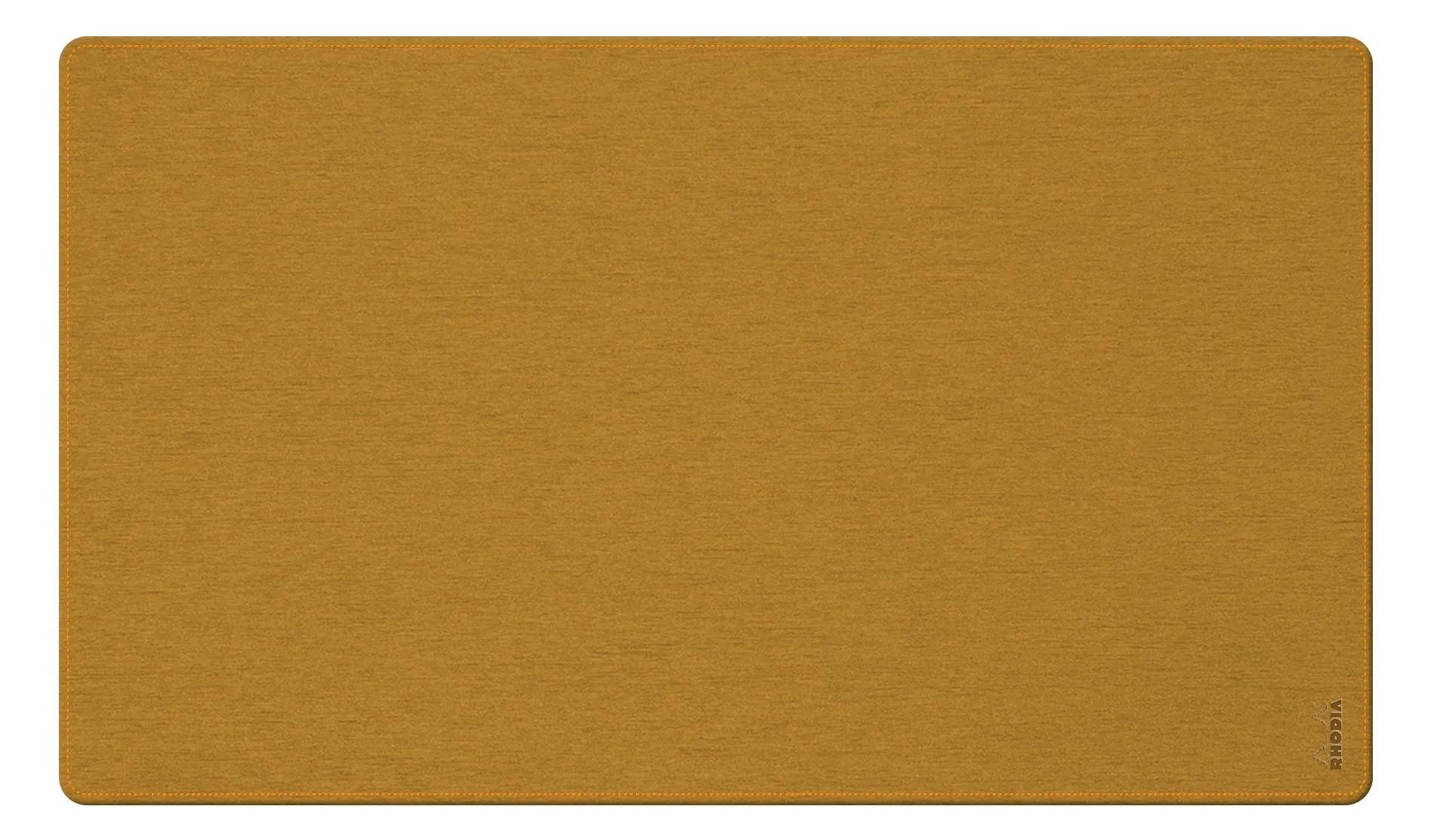 Rhodia Schreibtischunterlage weiche/flexible Schreibunterlage (60x35 cm) - Gold 194230C