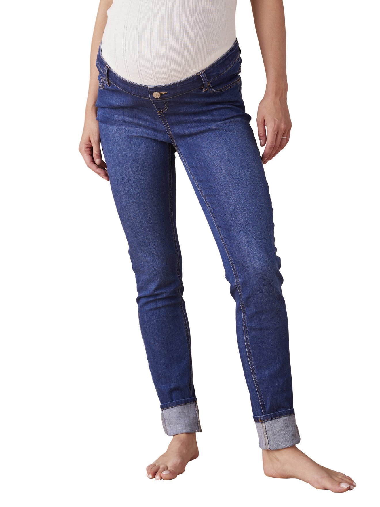 Umstandsjeans Skinny-Umstandsjeans, Seamless-Bund WATERLESS