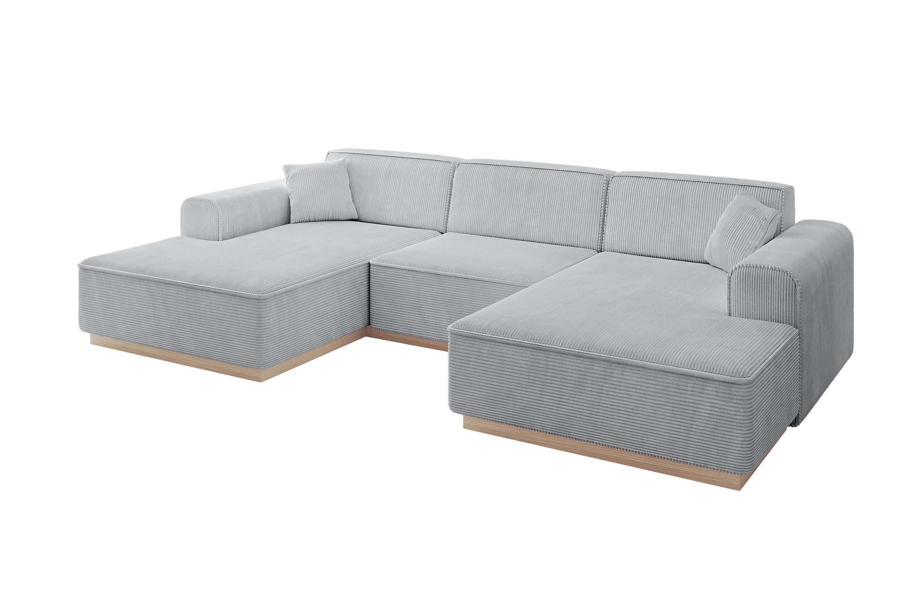 ALTDECOR Wohnlandschaft IREA-U1, Sofa Praktische Bequeme Funktionsecke Couch U-Form Eckcouch, Corner Sofa U-Form Vielseitige Sofa Wohnlandschaft Wohnzimmer