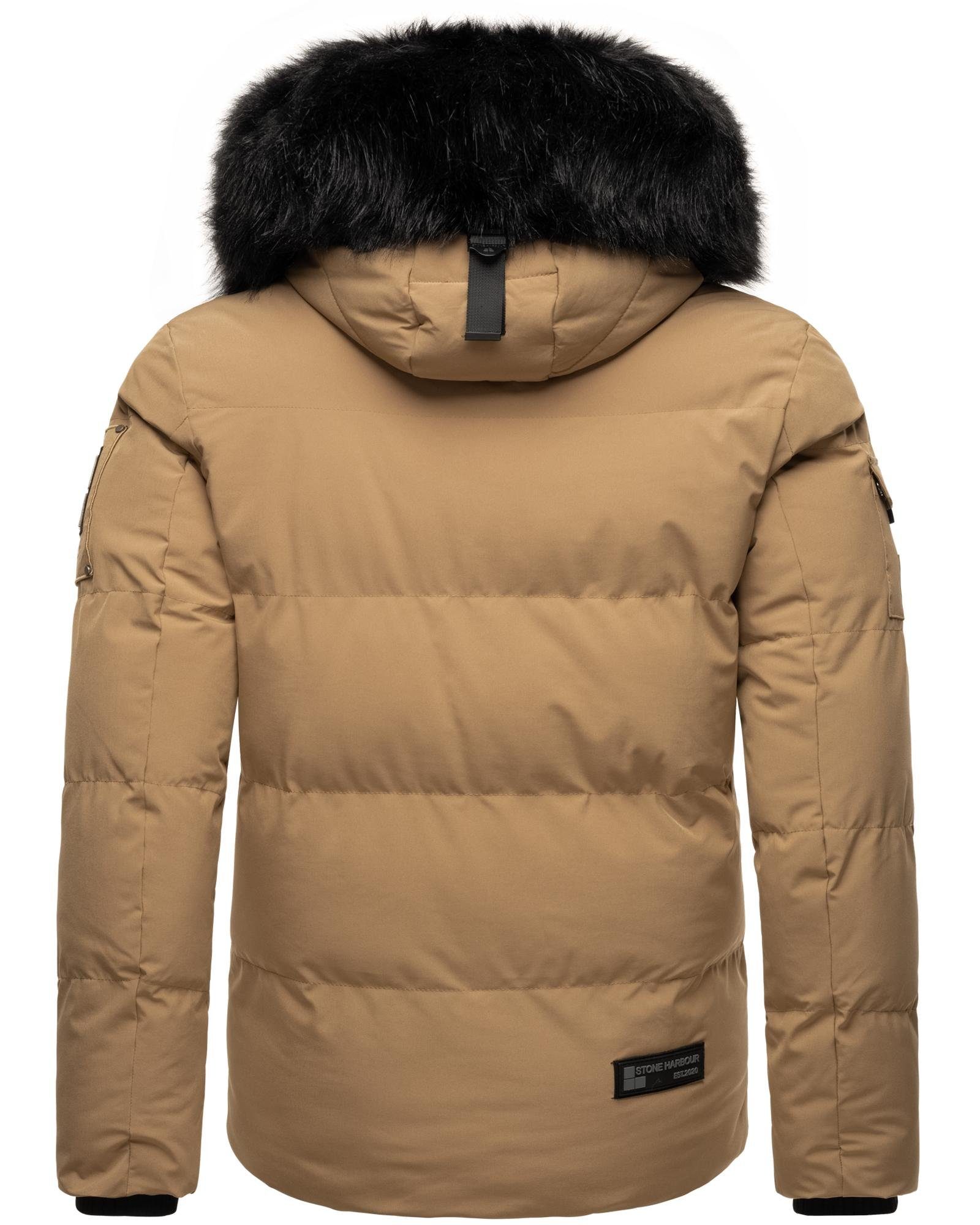 Stone Harbour Winterjacke Halvaar stylischer Winterparka mit abnehmbarer Kapuze