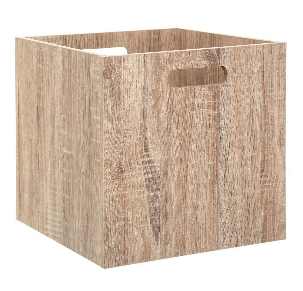 5five Simply Smart Aufbewahrungsbox, Holz-Optik
