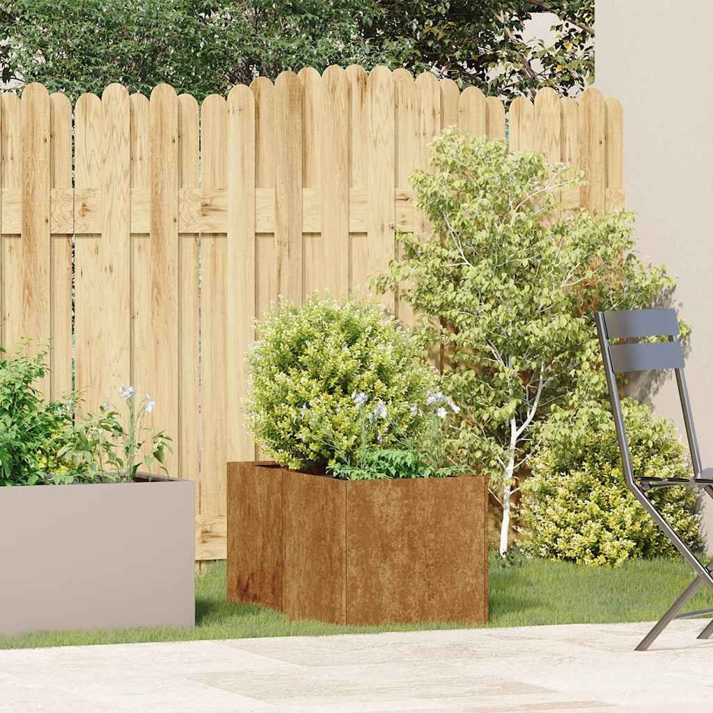 vidaXL Blumentopf Pflanzkübel Rostig 40x80x40 cm günstig online kaufen