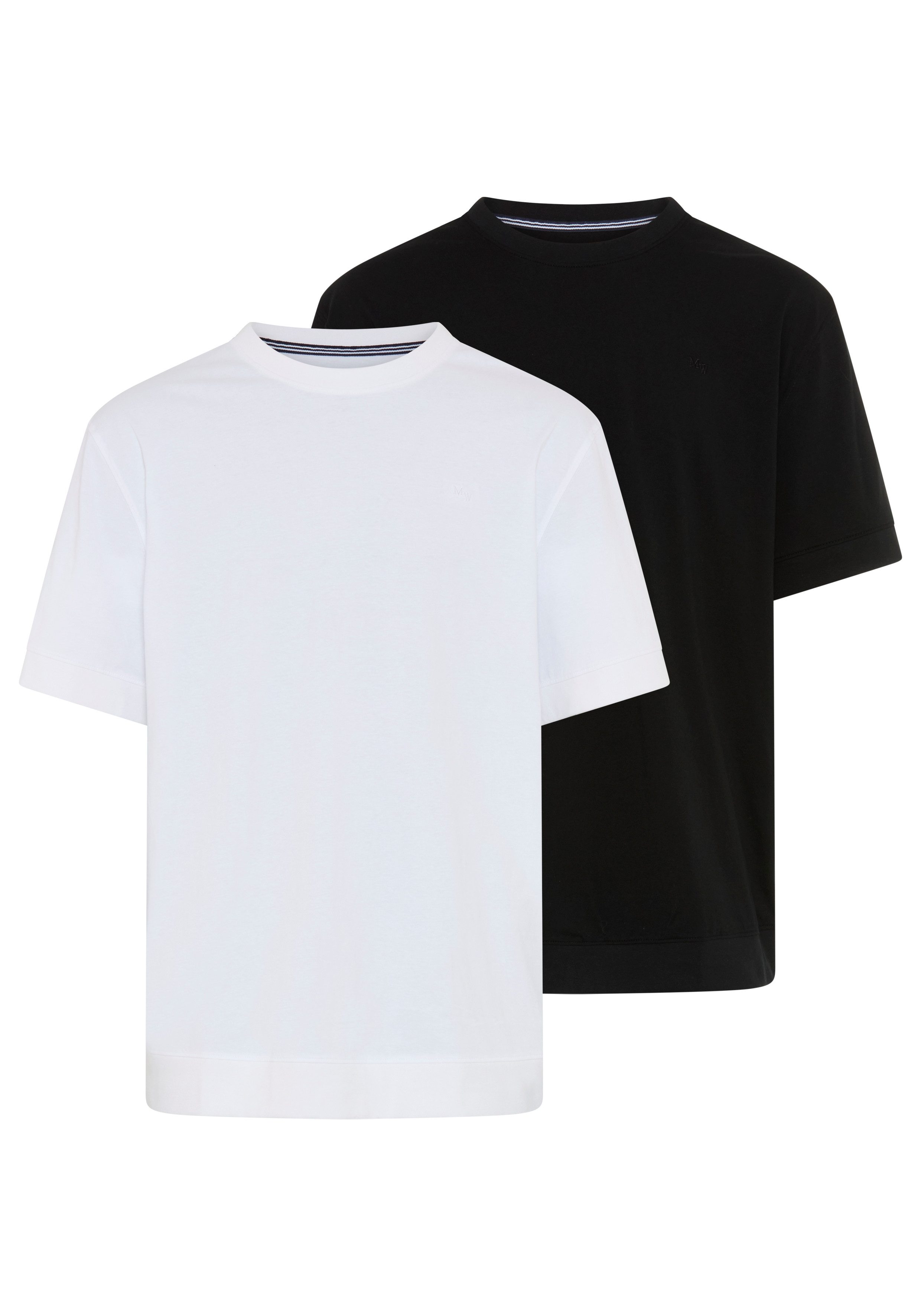 Man's World Plus Rundhalsshirt auch in Grosse Größen bis Gr. 7XL Bauch-Fit günstig online kaufen