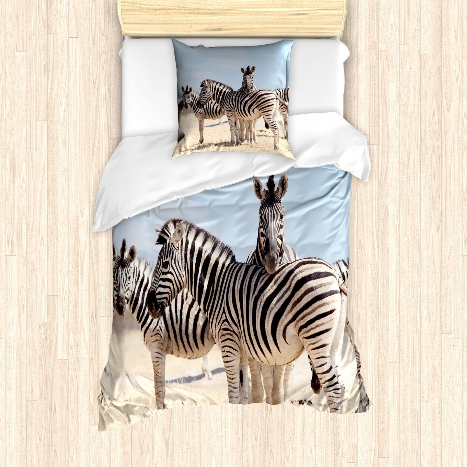Bettwäsche »Milbensicher Allergiker geeignet mit Kissenbezug«, Abakuhaus,  Zebra Namibia Afrika Safari online kaufen | OTTO