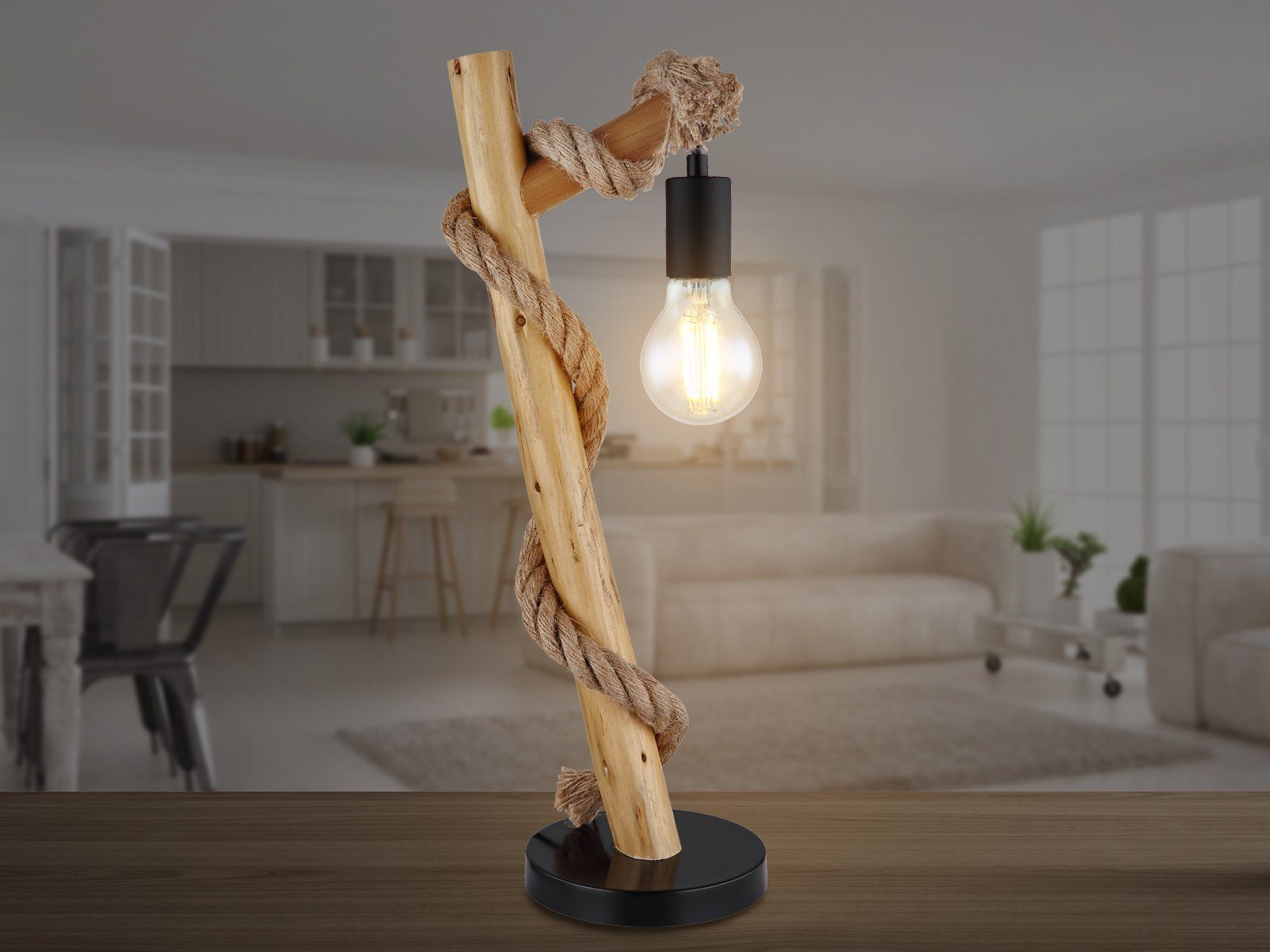 GLOBO LIGHTING LED Nachttischlampe, Dimmfunktion, LED günstig online kaufen