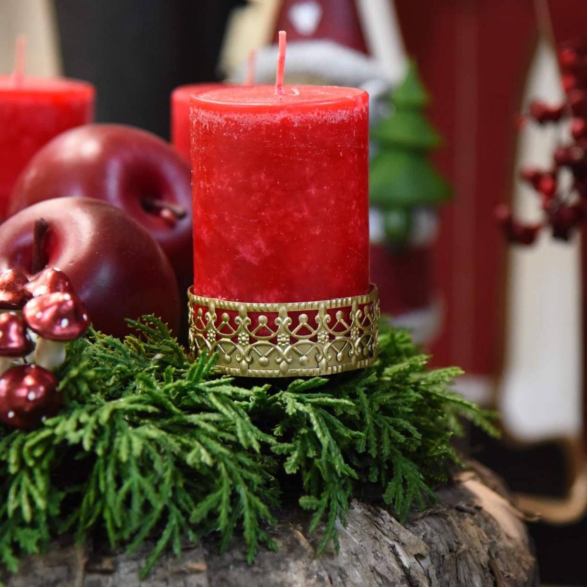 Viana Kerzenhalter Filigraner Kerzenhalter Stecker Gold Antik Ø6,4cm H12,5c günstig online kaufen