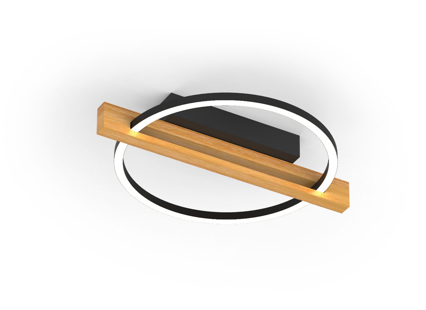 ECO-LIGHT LED Deckenleuchte LED-Deckenleuchte TOVAK, LED fest integriert, Warmweiß